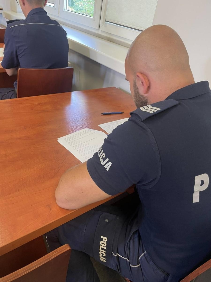 Zdjęcie w galerii na portalu naszwodzislaw.com: Policjant oskarżyciel publiczny. Konkurs w wodzisławskiej komendzie wiadomości z regionu