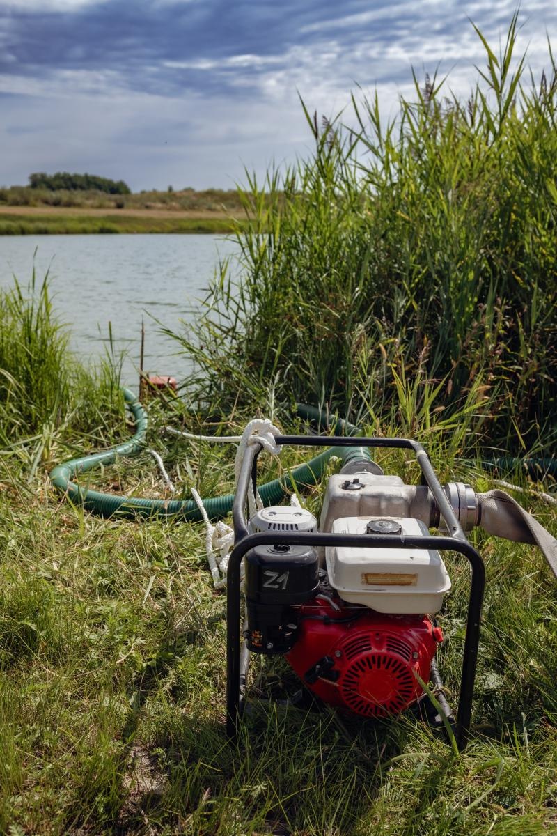 Zdjęcie w galerii na portalu naszwodzislaw.com: Ćwiczenia strażaków z powiatu wodzisławskiego na zbiorniku Racibórz Dolny wiadomości z regionu