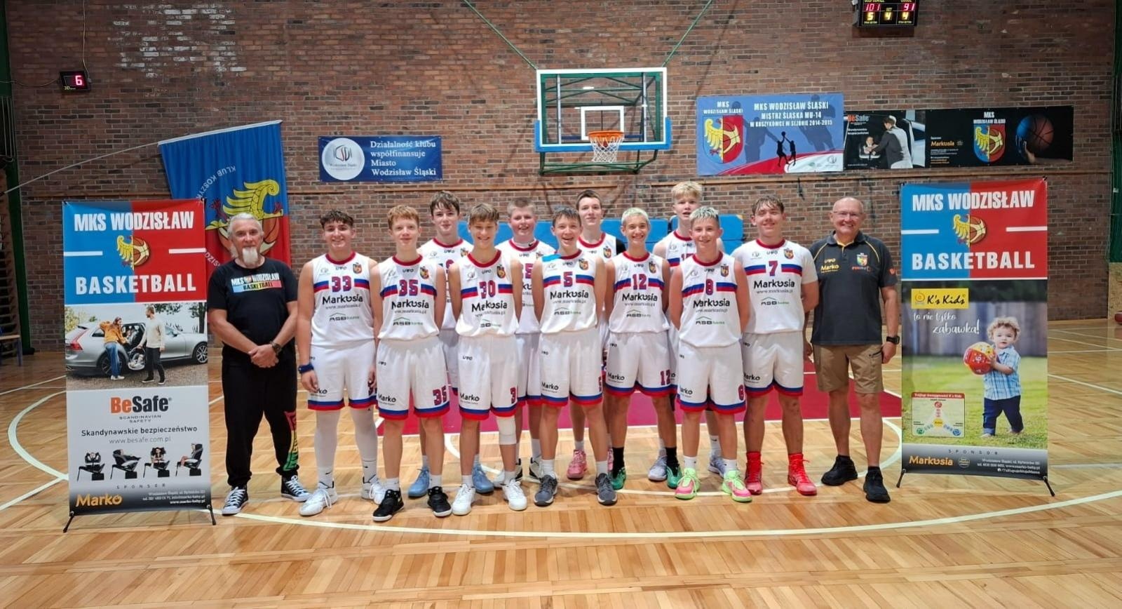 Zdjęcie w galerii na portalu naszwodzislaw.com: Sparing kadetów MKS Wodzisław z czeskim BC Start Havířov wiadomości z regionu