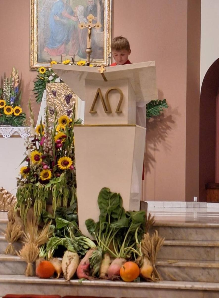 Zdjęcie w galerii na portalu naszwodzislaw.com: Boże z Twoich rąk żyjemy. Dożynki w Połomi [FOTO] wiadomości z regionu