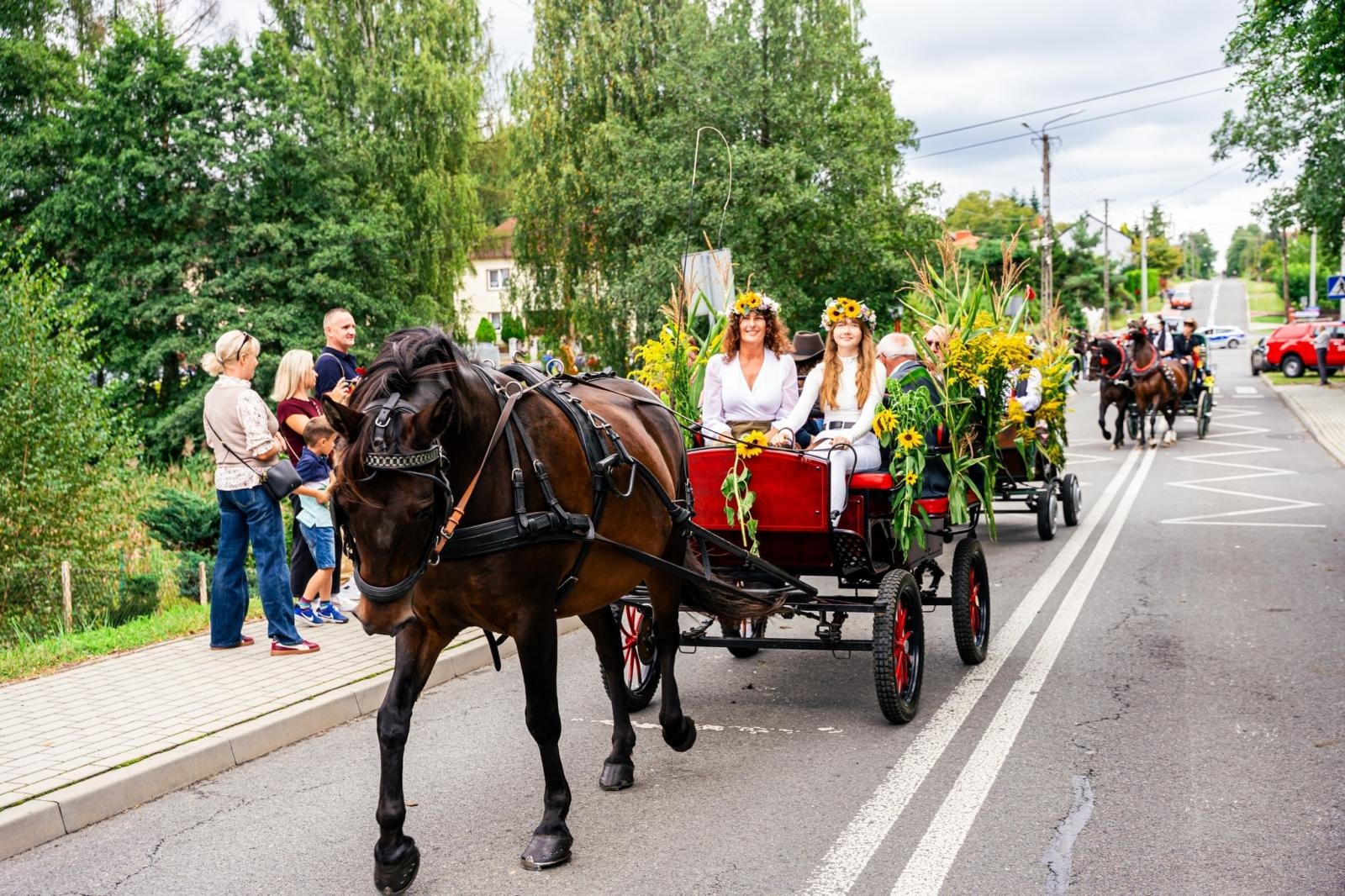 Zdjęcie w galerii na portalu naszwodzislaw.com: Gminne dożynki i zacny jubileusz Skrbeńska za nami [FOTO] wiadomości z regionu