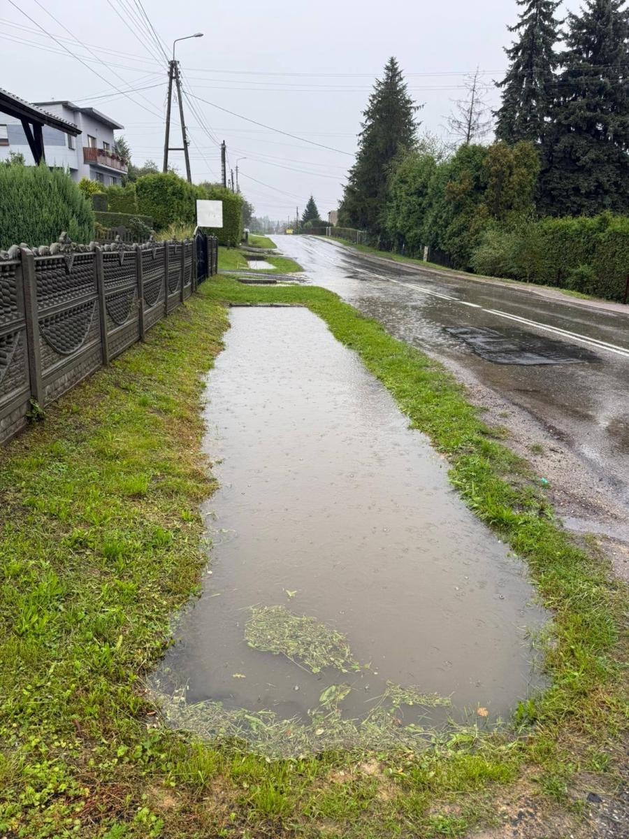 Zdjęcie w galerii na portalu naszwodzislaw.com: Ciągle pada... Monitoring sytuacji hydrologicznej w gminie Mszana [FOTO] wiadomości z regionu