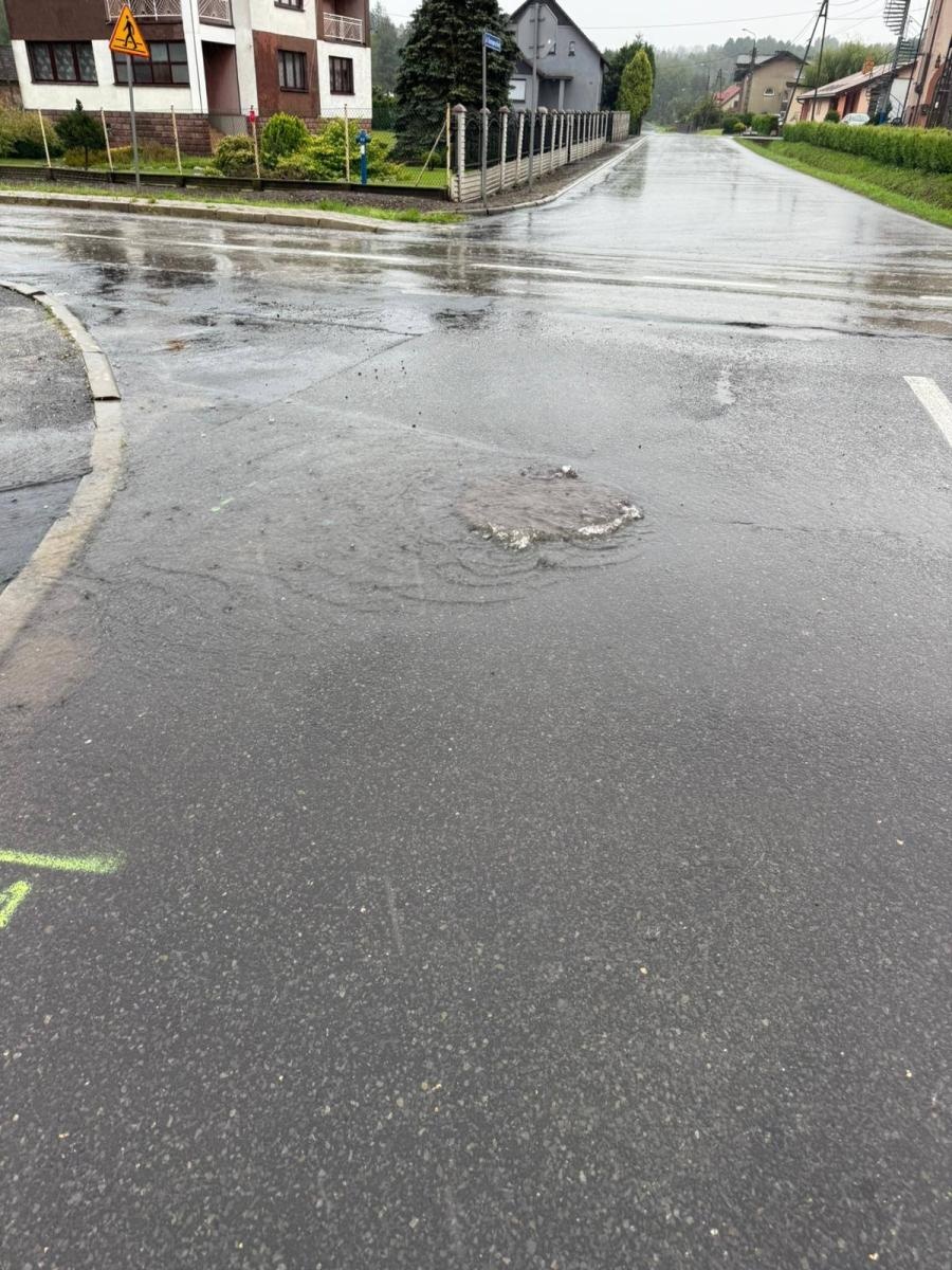 Zdjęcie w galerii na portalu naszwodzislaw.com: Ciągle pada... Monitoring sytuacji hydrologicznej w gminie Mszana [FOTO] wiadomości z regionu