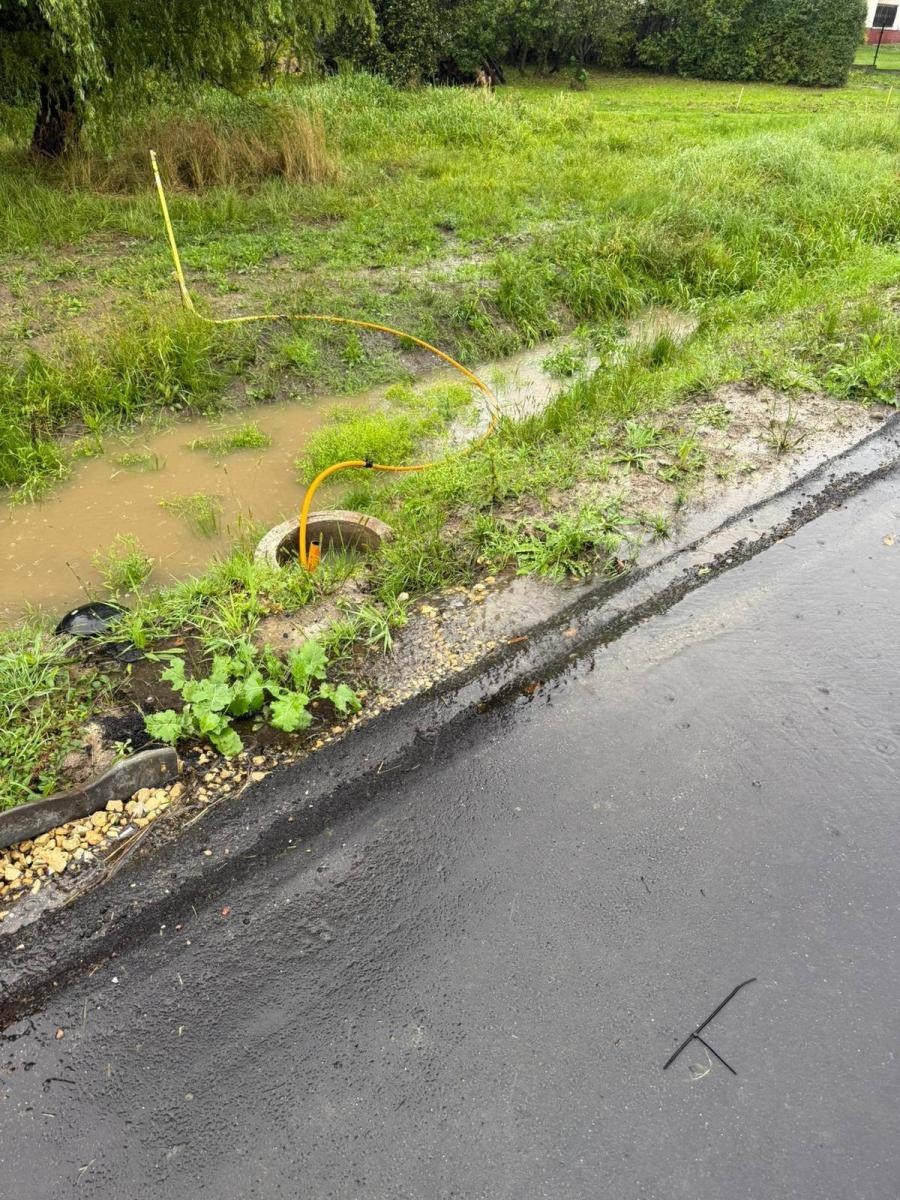 Zdjęcie w galerii na portalu naszwodzislaw.com: Ciągle pada... Monitoring sytuacji hydrologicznej w gminie Mszana [FOTO] wiadomości z regionu