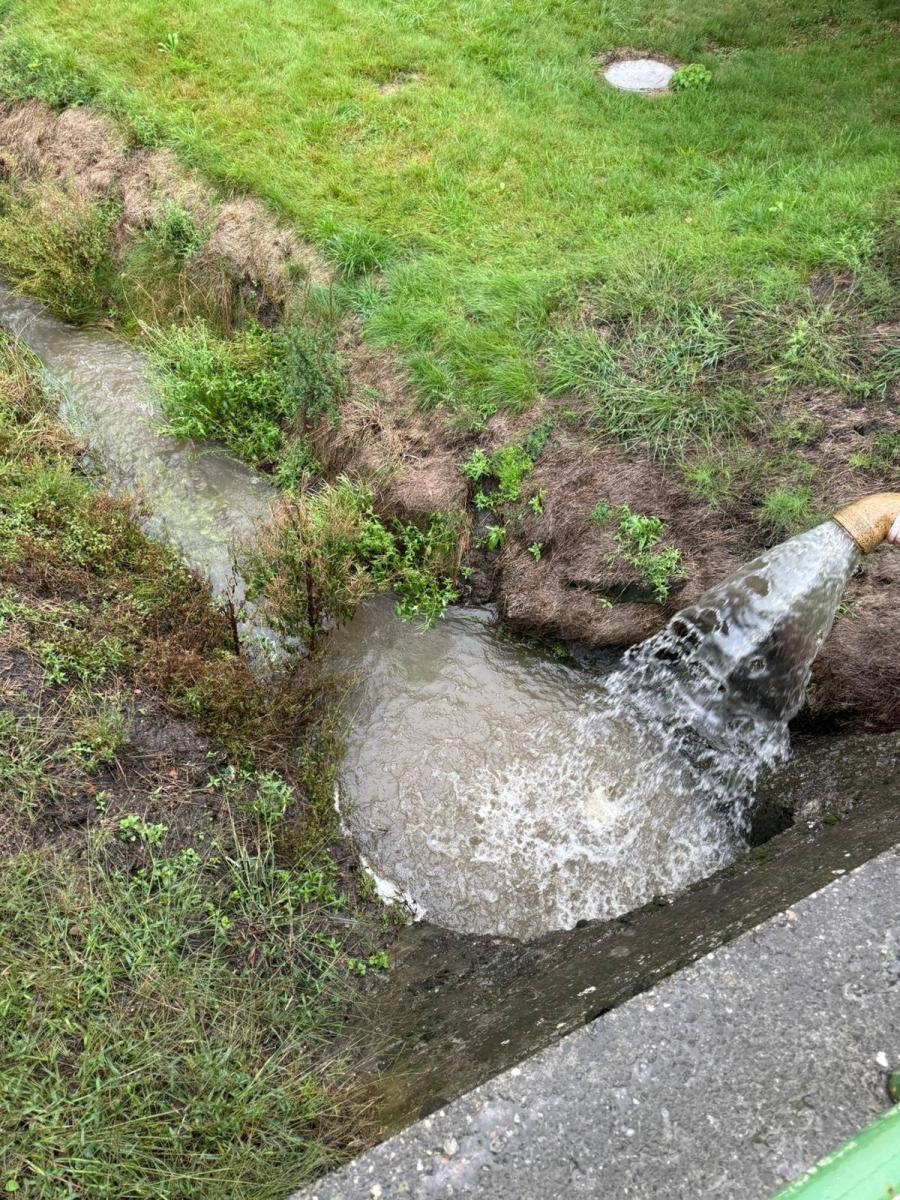 Zdjęcie w galerii na portalu naszwodzislaw.com: Ciągle pada... Monitoring sytuacji hydrologicznej w gminie Mszana [FOTO] wiadomości z regionu