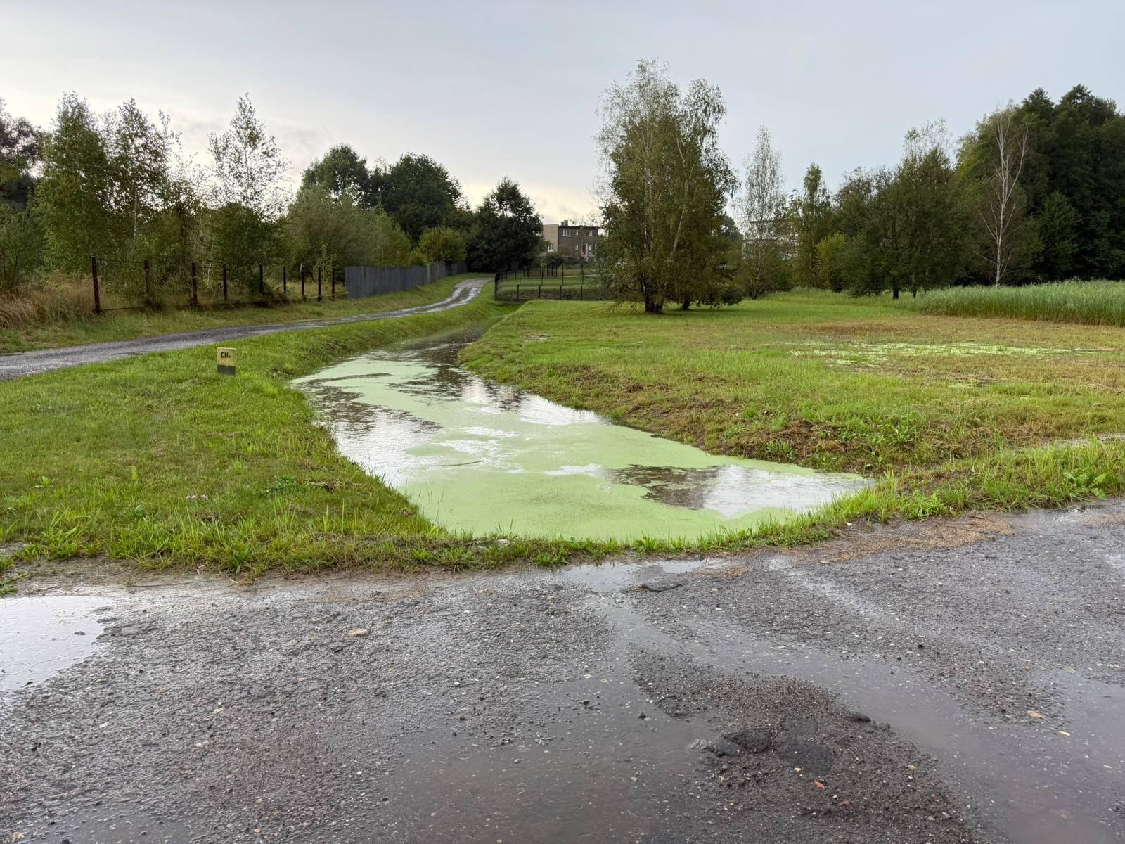 Zdjęcie w galerii na portalu naszwodzislaw.com: Ciągle pada... Monitoring sytuacji hydrologicznej w gminie Mszana [FOTO] wiadomości z regionu