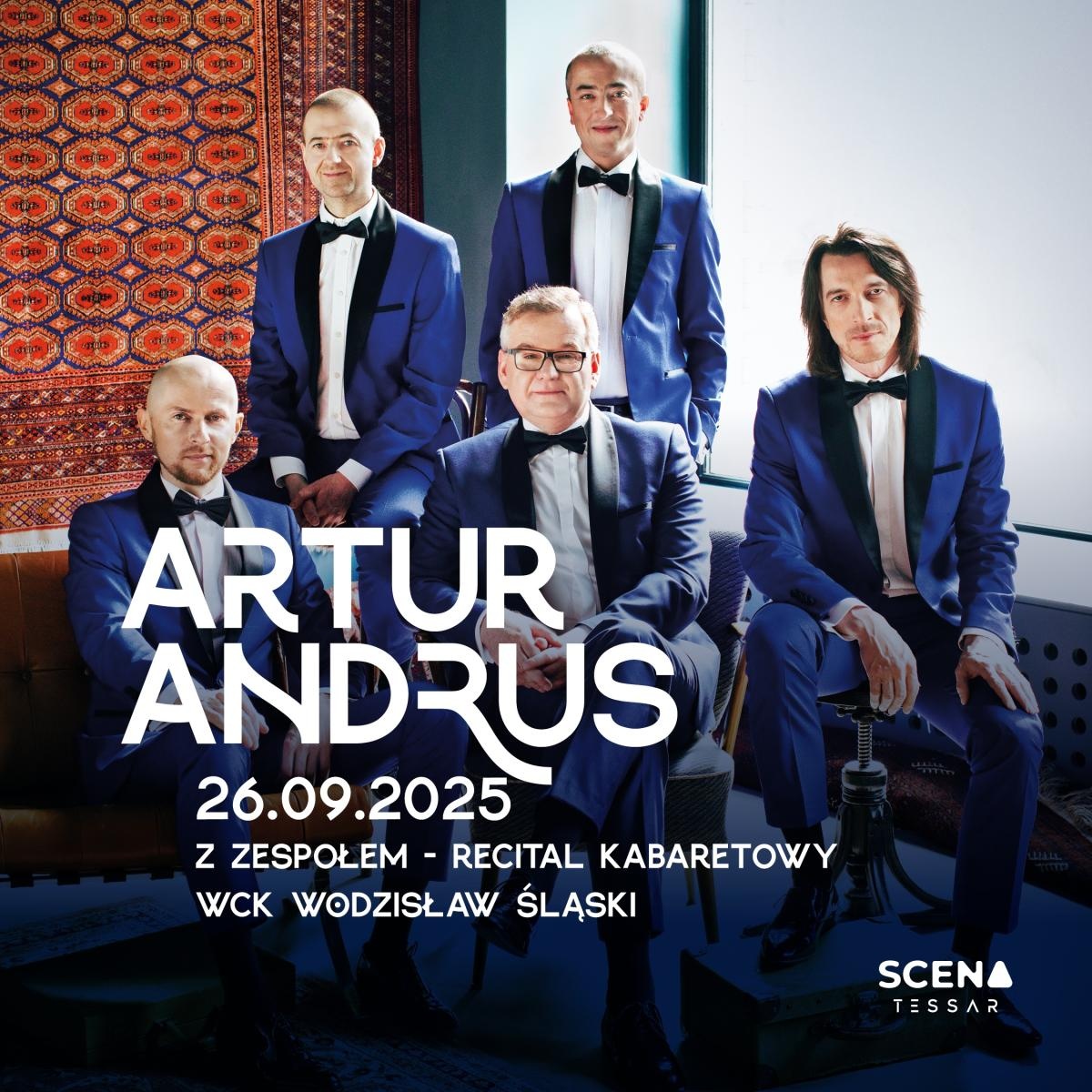 Zdjęcie w galerii na portalu naszwodzislaw.com: Recital Kabaretowy w WCK. Artur Andrus z zespołem wiadomości z regionu