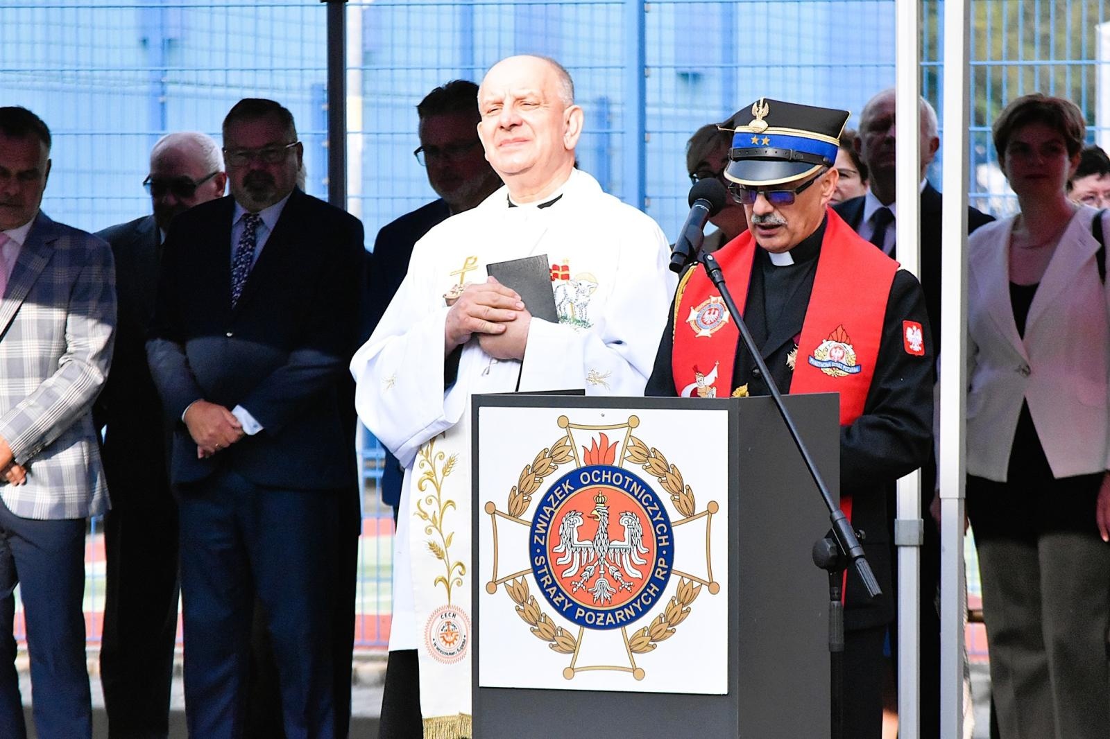 Zdjęcie w galerii na portalu naszwodzislaw.com: Jubileusz 120-lecia OSP Gołkowice. Jednostka ma nowy sztandar [FOTO] wiadomości z regionu