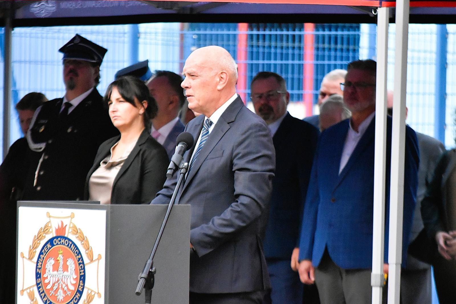 Zdjęcie w galerii na portalu naszwodzislaw.com: Jubileusz 120-lecia OSP Gołkowice. Jednostka ma nowy sztandar [FOTO] wiadomości z regionu