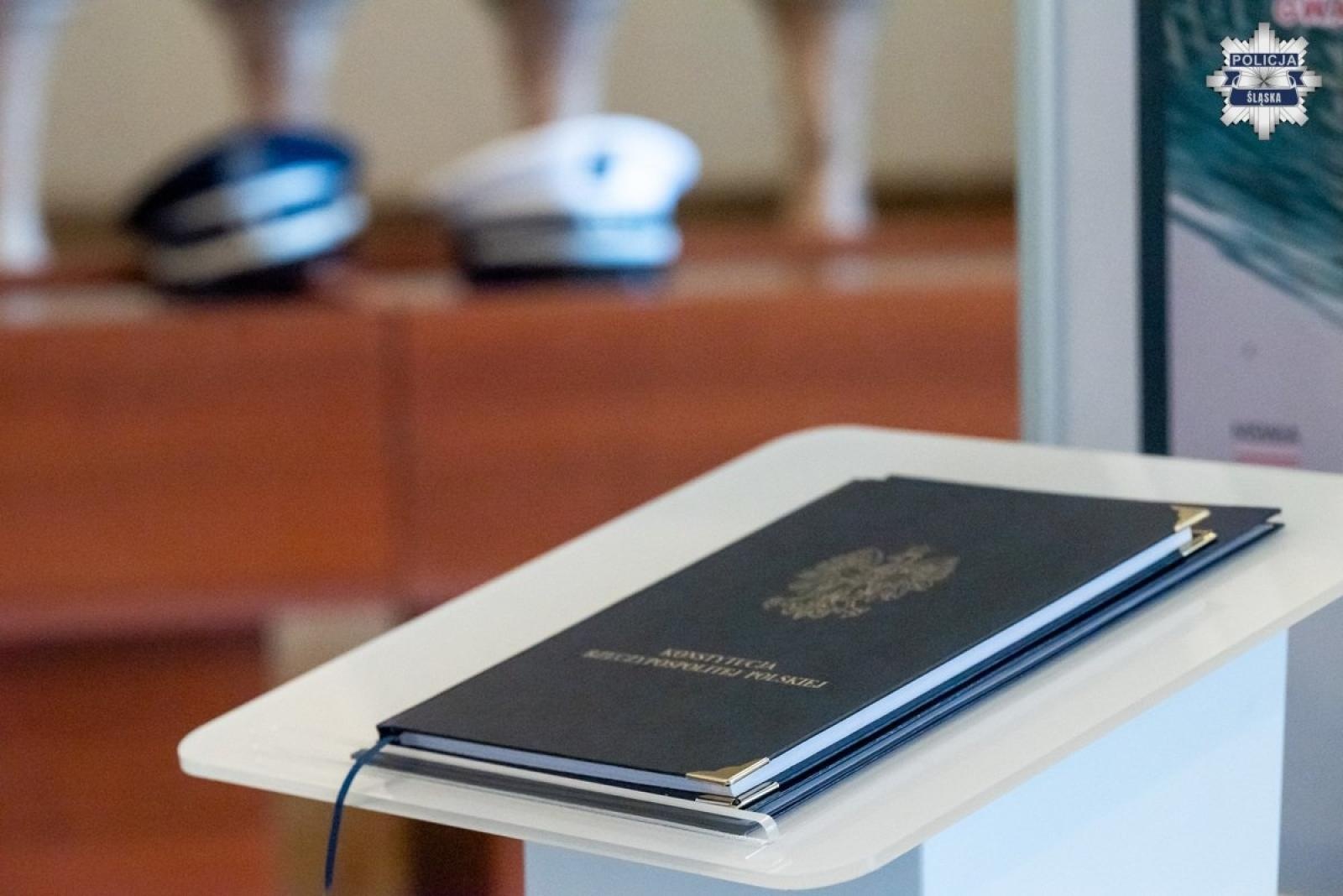 Zdjęcie w galerii na portalu naszwodzislaw.com: Nowi policjanci ślubowali w Śląskim Urzędzie Wojewódzkim [FOTO] wiadomości z regionu