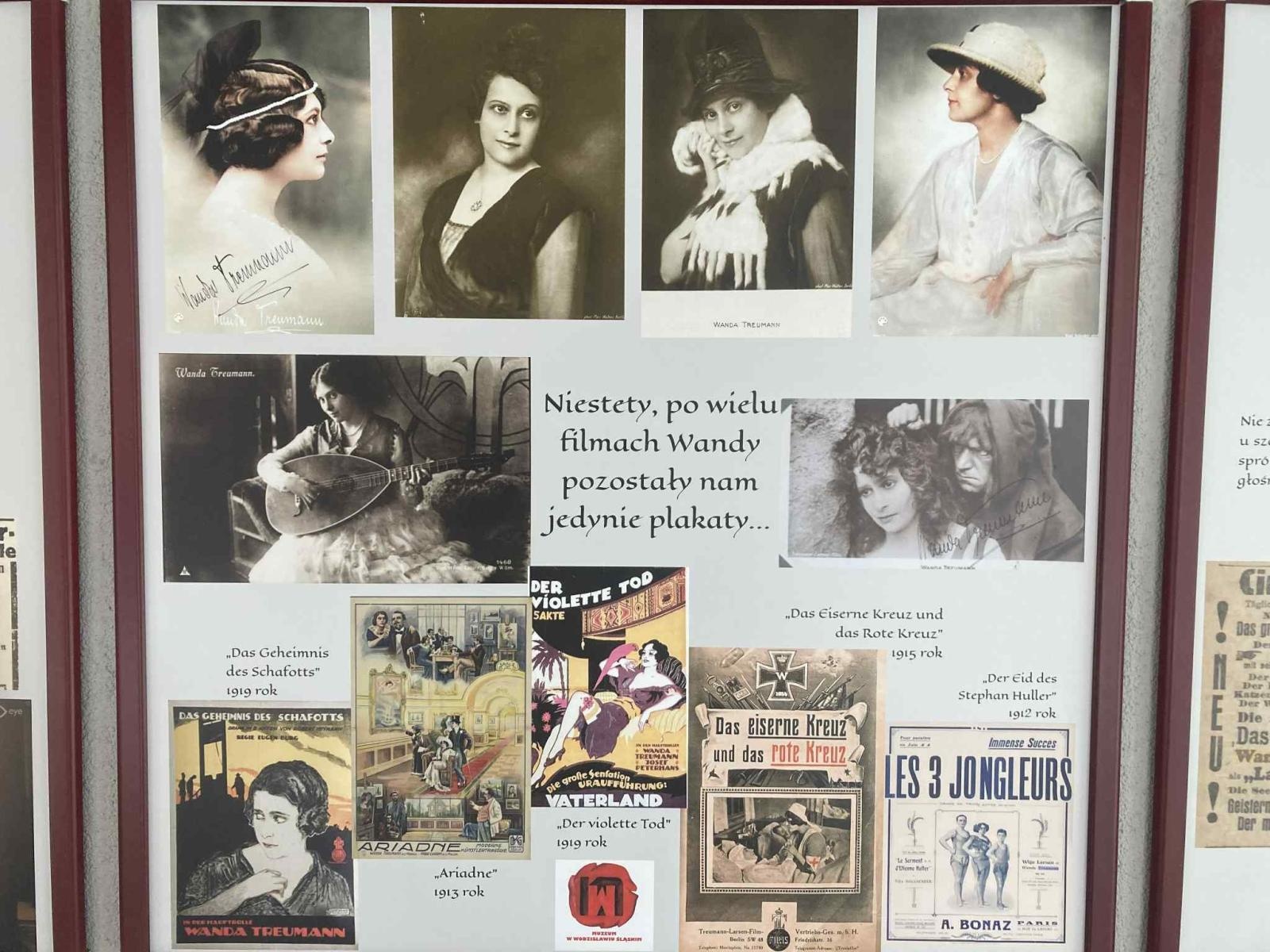 Zdjęcie w galerii na portalu naszwodzislaw.com: Wodzisławska Pola Negri w Galerii Muzealnej wiadomości z regionu