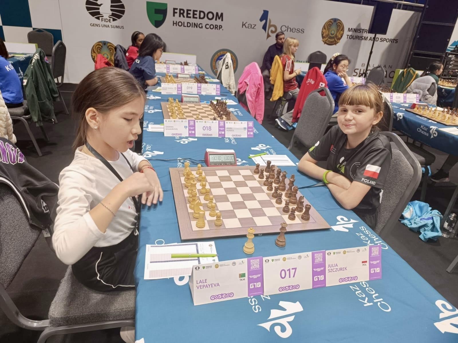 Zdjęcie w galerii na portalu naszwodzislaw.com: Szachy. Mistrzostwa Świata Juniorów w Kazachstanie. Świetny występ Julii Szczurek wiadomości z regionu