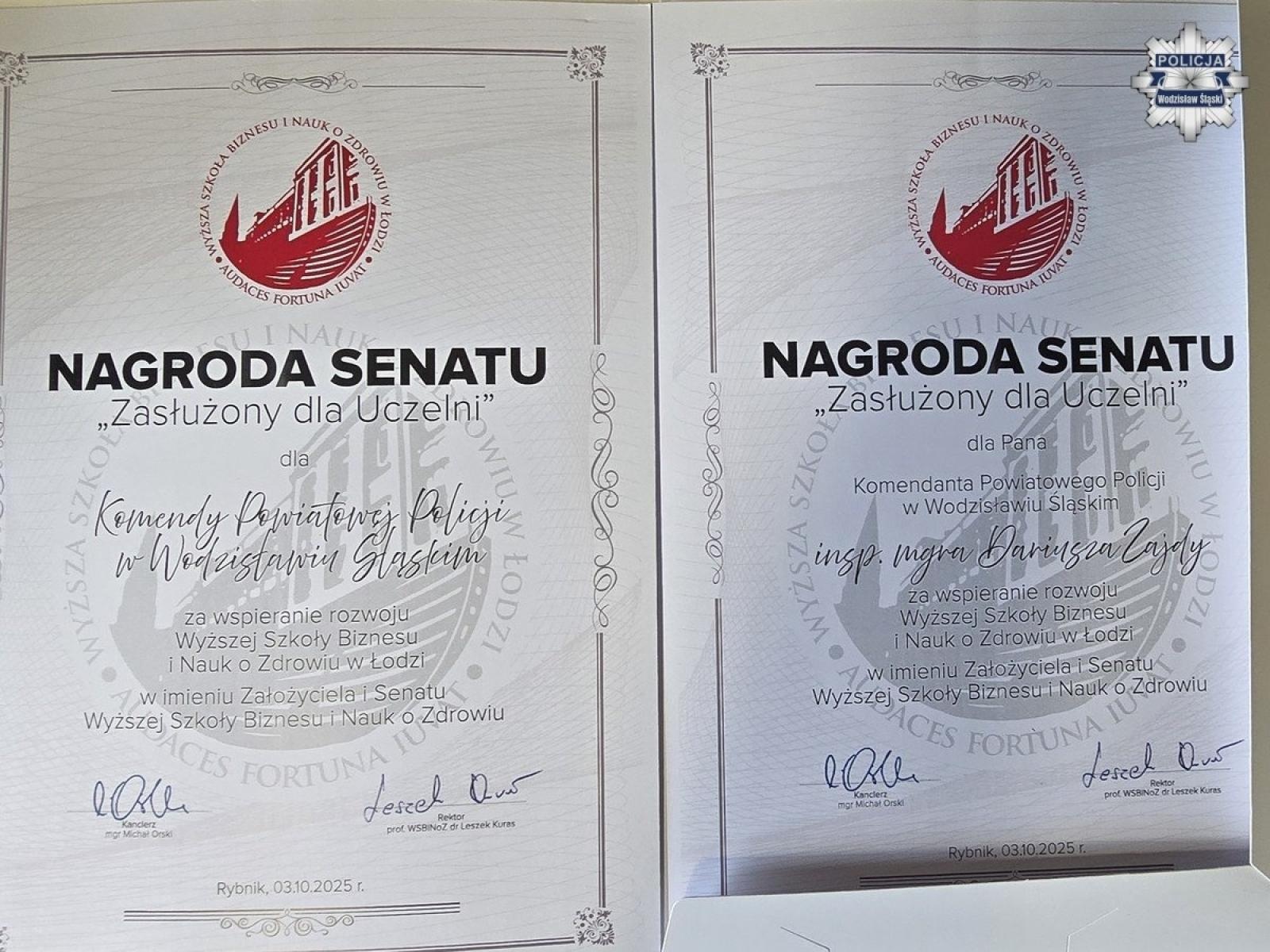 Zdjęcie w galerii na portalu naszwodzislaw.com: Inauguracja roku akademickiego z udziałem szefa wodzisławskich policjantów wiadomości z regionu