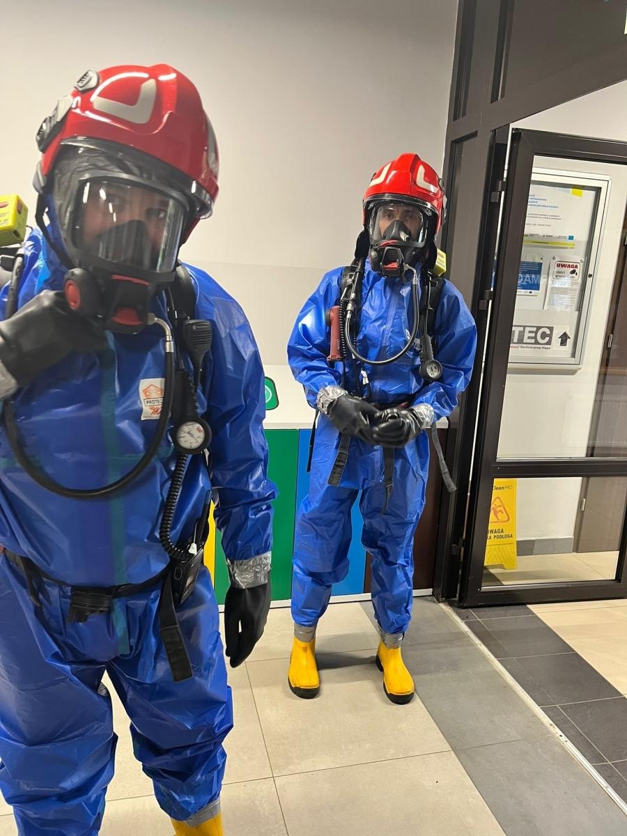 Zdjęcie w galerii na portalu naszwodzislaw.com: Strażacy doskonalili swoje umiejętności w PCKZiU w Wodzisławiu Śląskim wiadomości z regionu