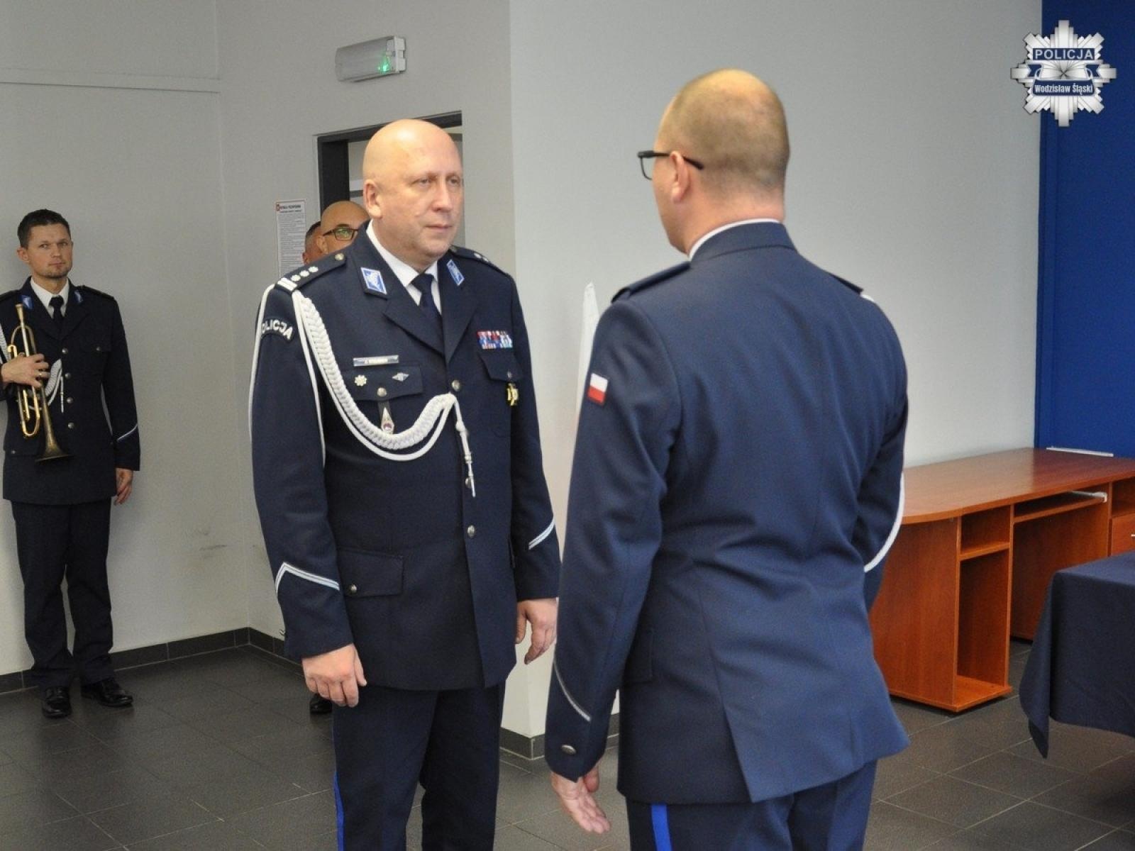 Zdjęcie w galerii na portalu naszwodzislaw.com: Wodzisławska Komenda Powiatowa Policji ma nowego komendanta wiadomości z regionu