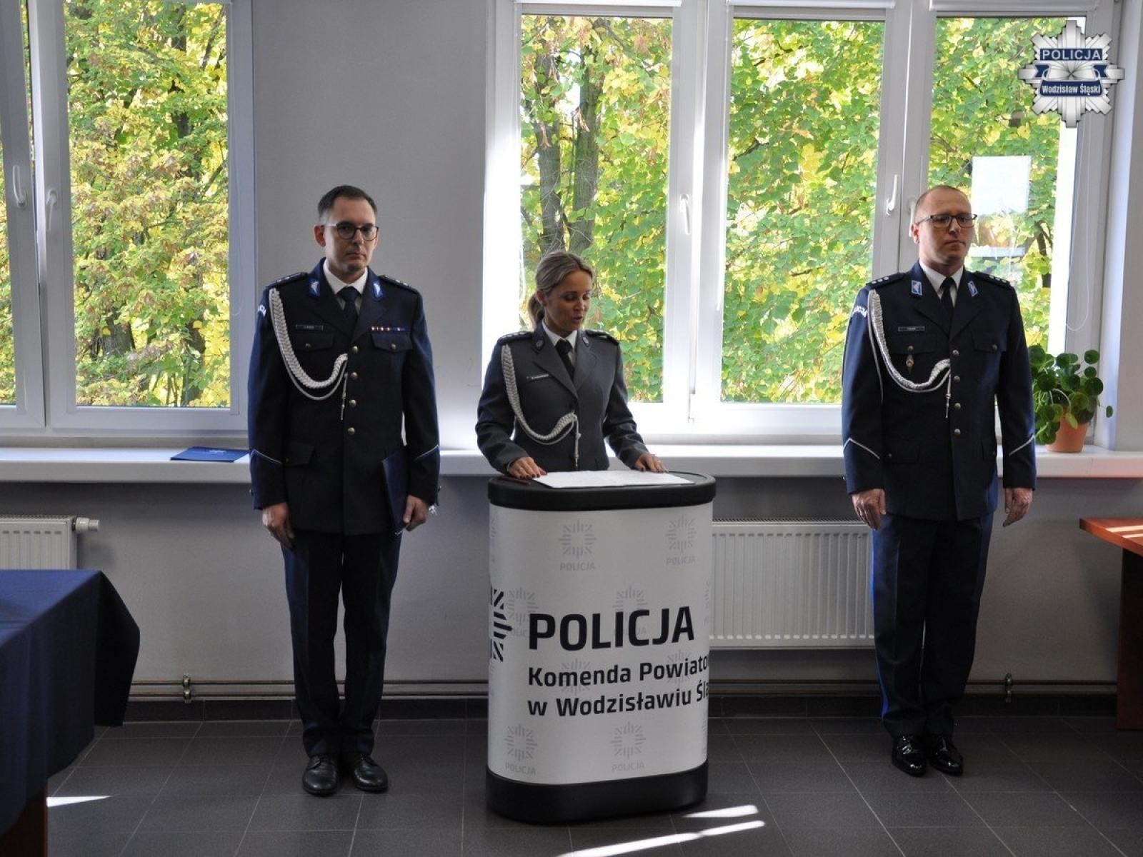 Zdjęcie w galerii na portalu naszwodzislaw.com: Wodzisławska Komenda Powiatowa Policji ma nowego komendanta wiadomości z regionu