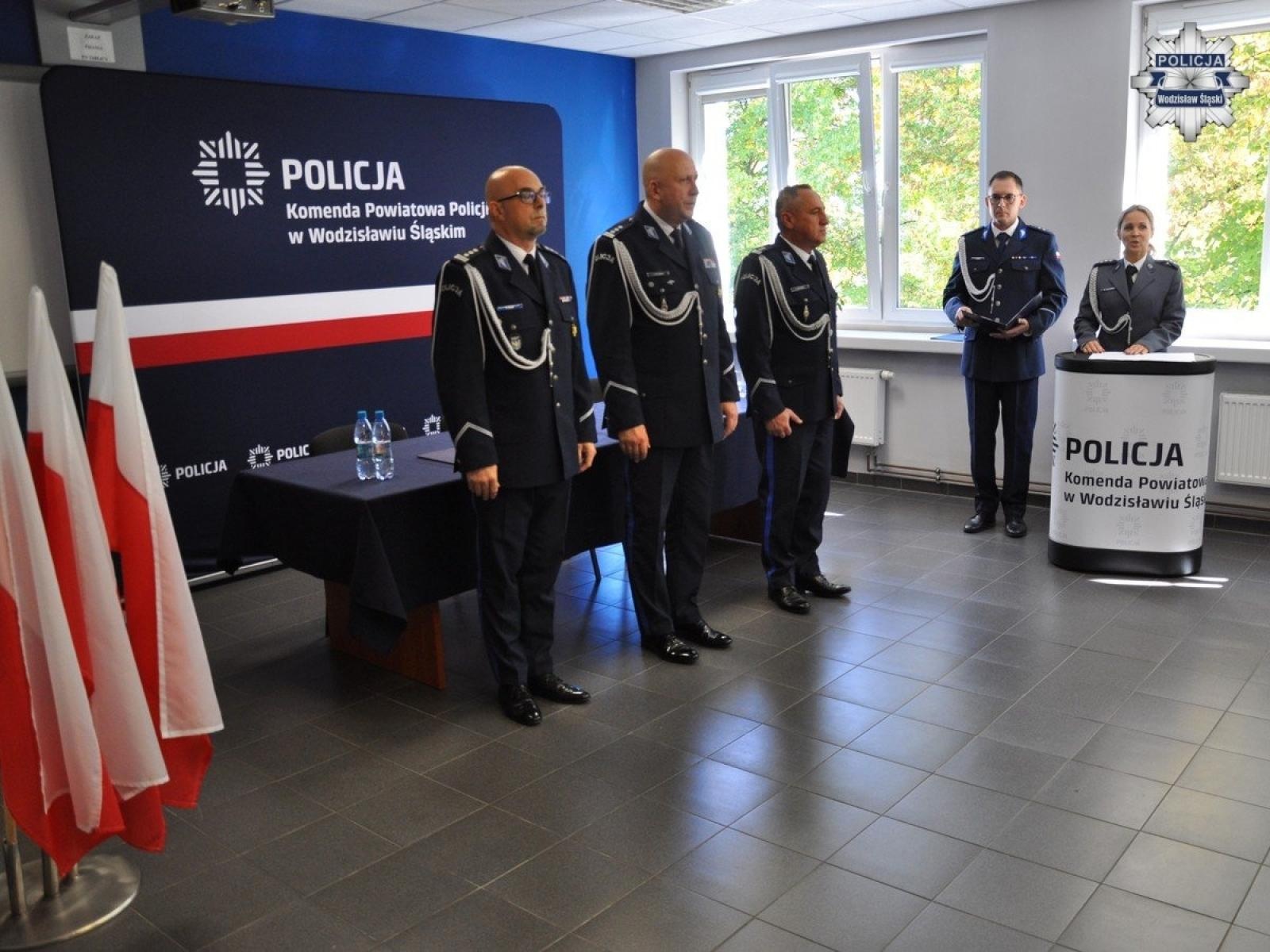 Zdjęcie w galerii na portalu naszwodzislaw.com: Wodzisławska Komenda Powiatowa Policji ma nowego komendanta wiadomości z regionu