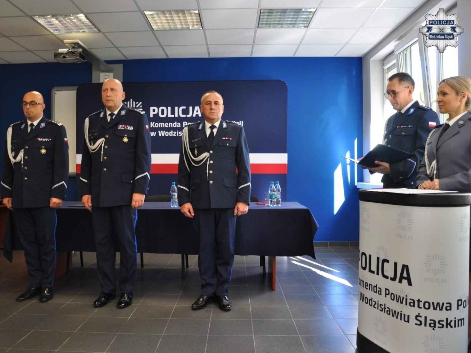 Zdjęcie w galerii na portalu naszwodzislaw.com: Wodzisławska Komenda Powiatowa Policji ma nowego komendanta wiadomości z regionu