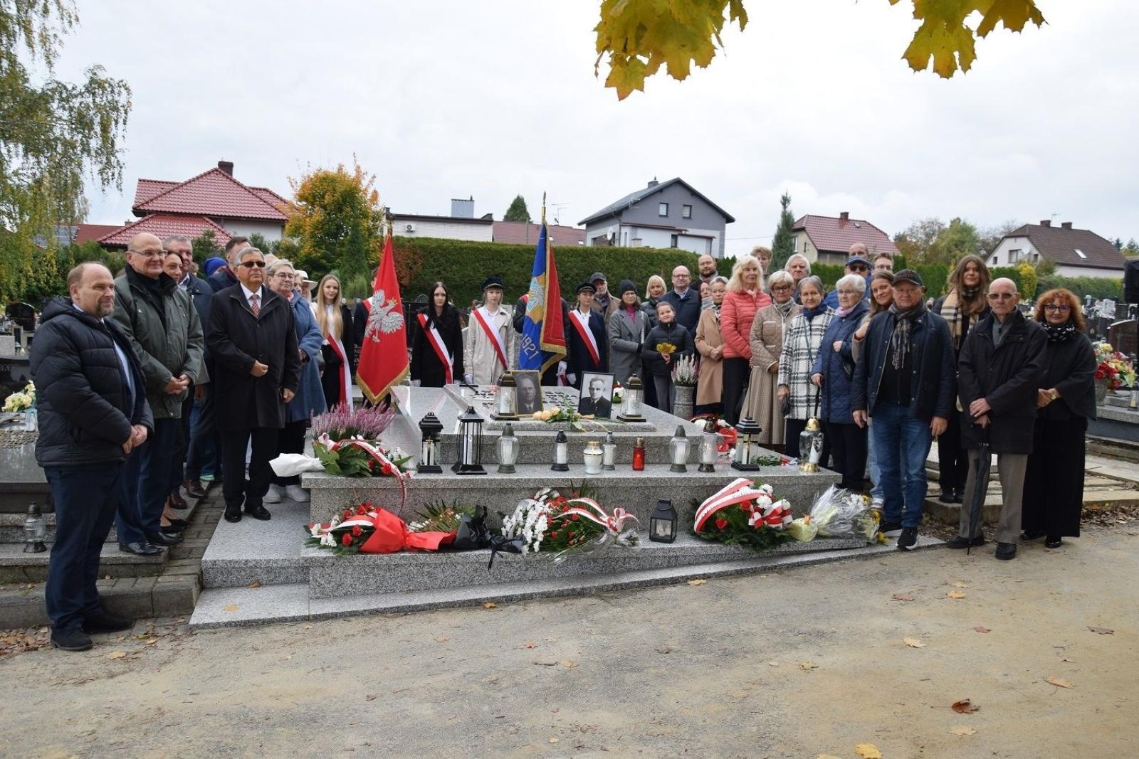 Zdjęcie w galerii na portalu naszwodzislaw.com: W Wodzisławiu Śląskim upamiętniono powstańca śląskiego Augustyna Wyleżycha wiadomości z regionu