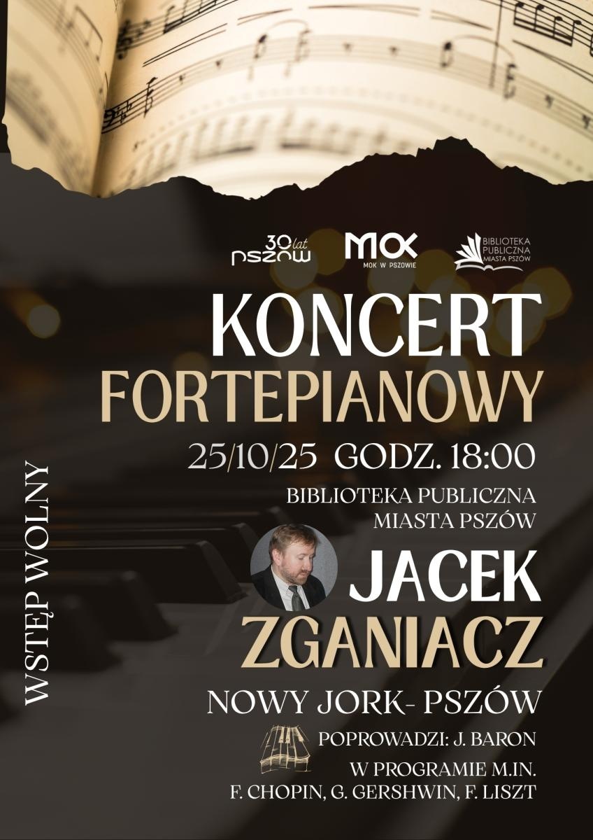 Zdjęcie w galerii na portalu naszwodzislaw.com: Koncert fortepianowy Jacka Zganiacza w Pszowie wiadomości z regionu