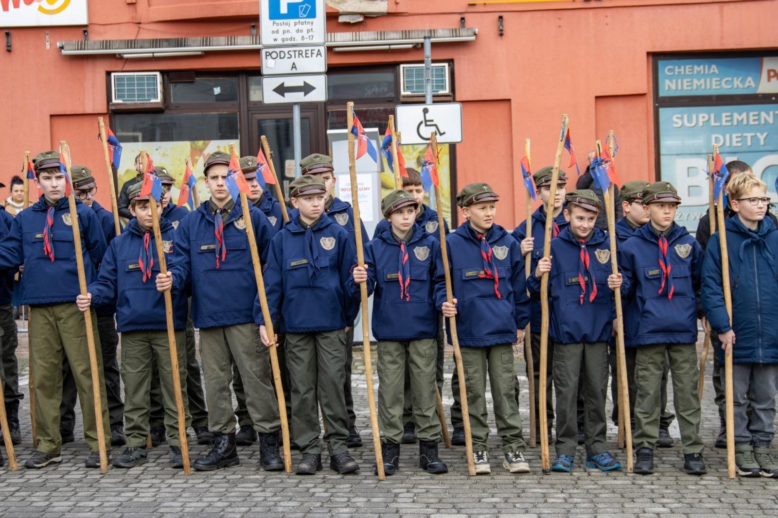 Zdjęcie w galerii na portalu naszwodzislaw.com: Obchody Święta Niepodległości w Wodzisławiu Śląskim [FOTO i WIDEO] wiadomości z regionu