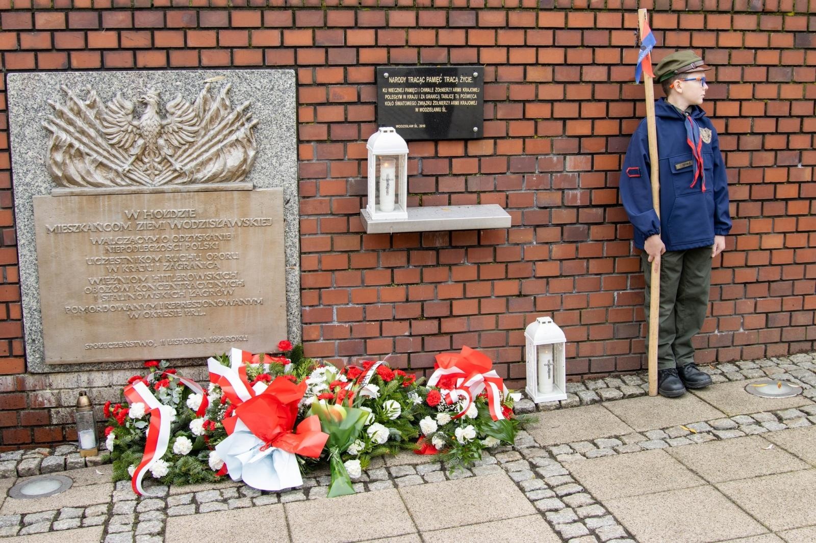 Zdjęcie w galerii na portalu naszwodzislaw.com: Obchody Święta Niepodległości w Wodzisławiu Śląskim [FOTO i WIDEO] wiadomości z regionu