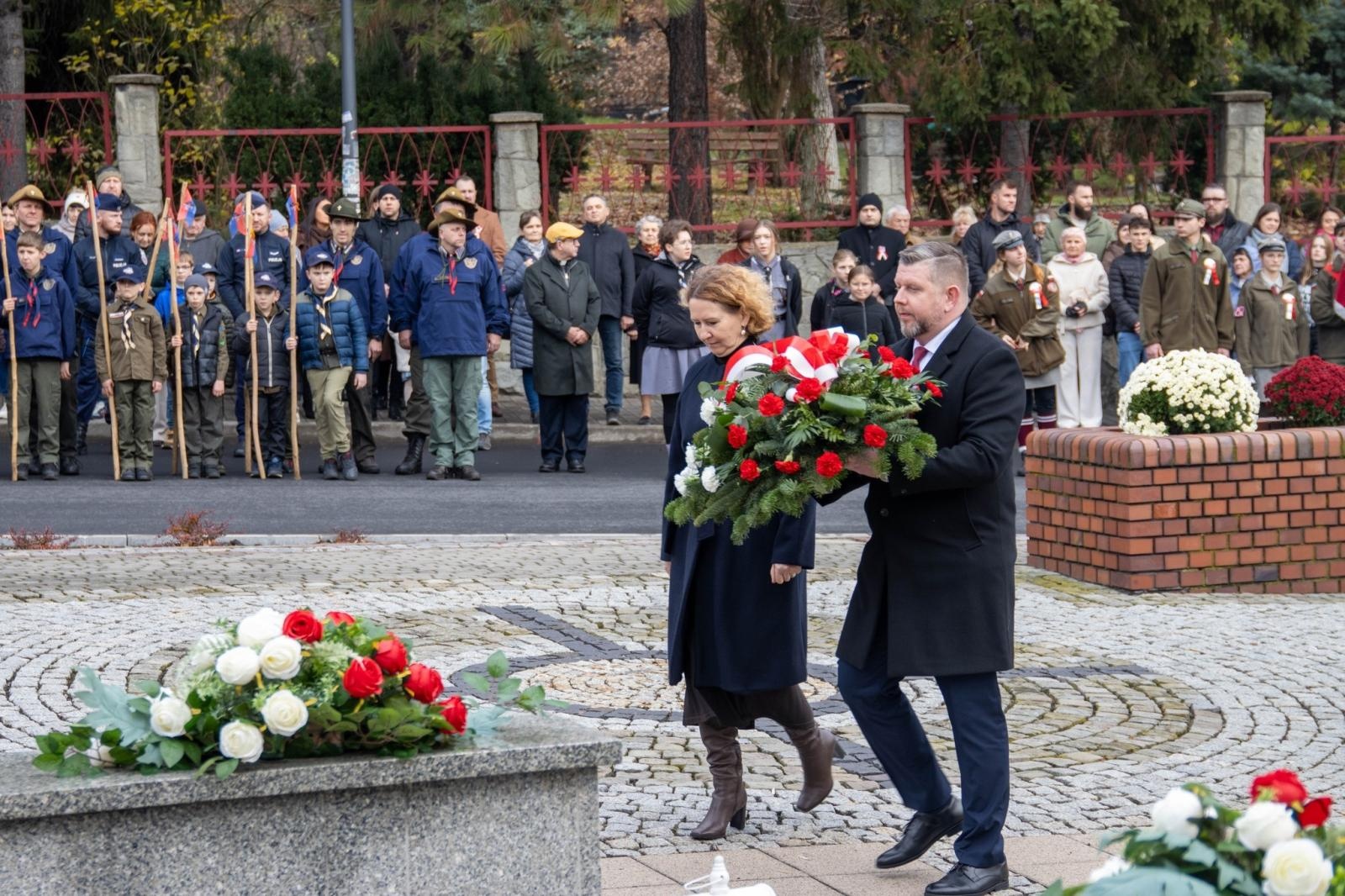 Zdjęcie w galerii na portalu naszwodzislaw.com: Obchody Święta Niepodległości w Wodzisławiu Śląskim [FOTO i WIDEO] wiadomości z regionu