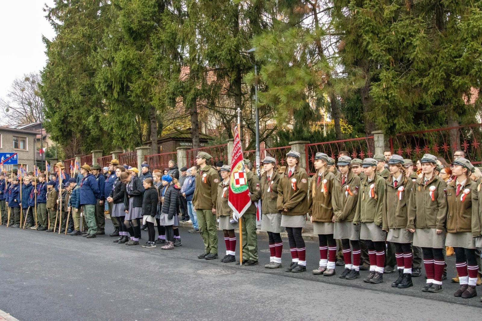 Zdjęcie w galerii na portalu naszwodzislaw.com: Obchody Święta Niepodległości w Wodzisławiu Śląskim [FOTO i WIDEO] wiadomości z regionu