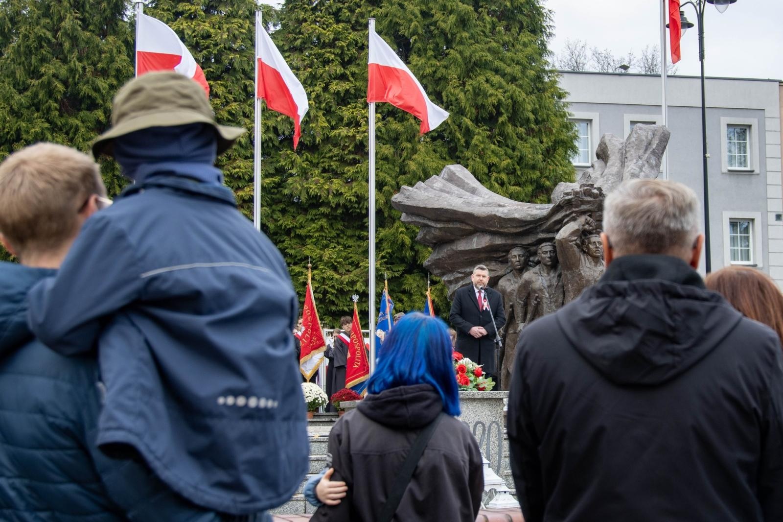 Zdjęcie w galerii na portalu naszwodzislaw.com: Obchody Święta Niepodległości w Wodzisławiu Śląskim [FOTO i WIDEO] wiadomości z regionu