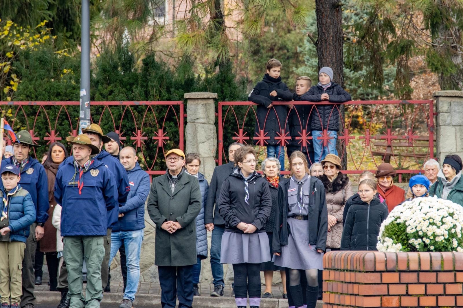 Zdjęcie w galerii na portalu naszwodzislaw.com: Obchody Święta Niepodległości w Wodzisławiu Śląskim [FOTO i WIDEO] wiadomości z regionu