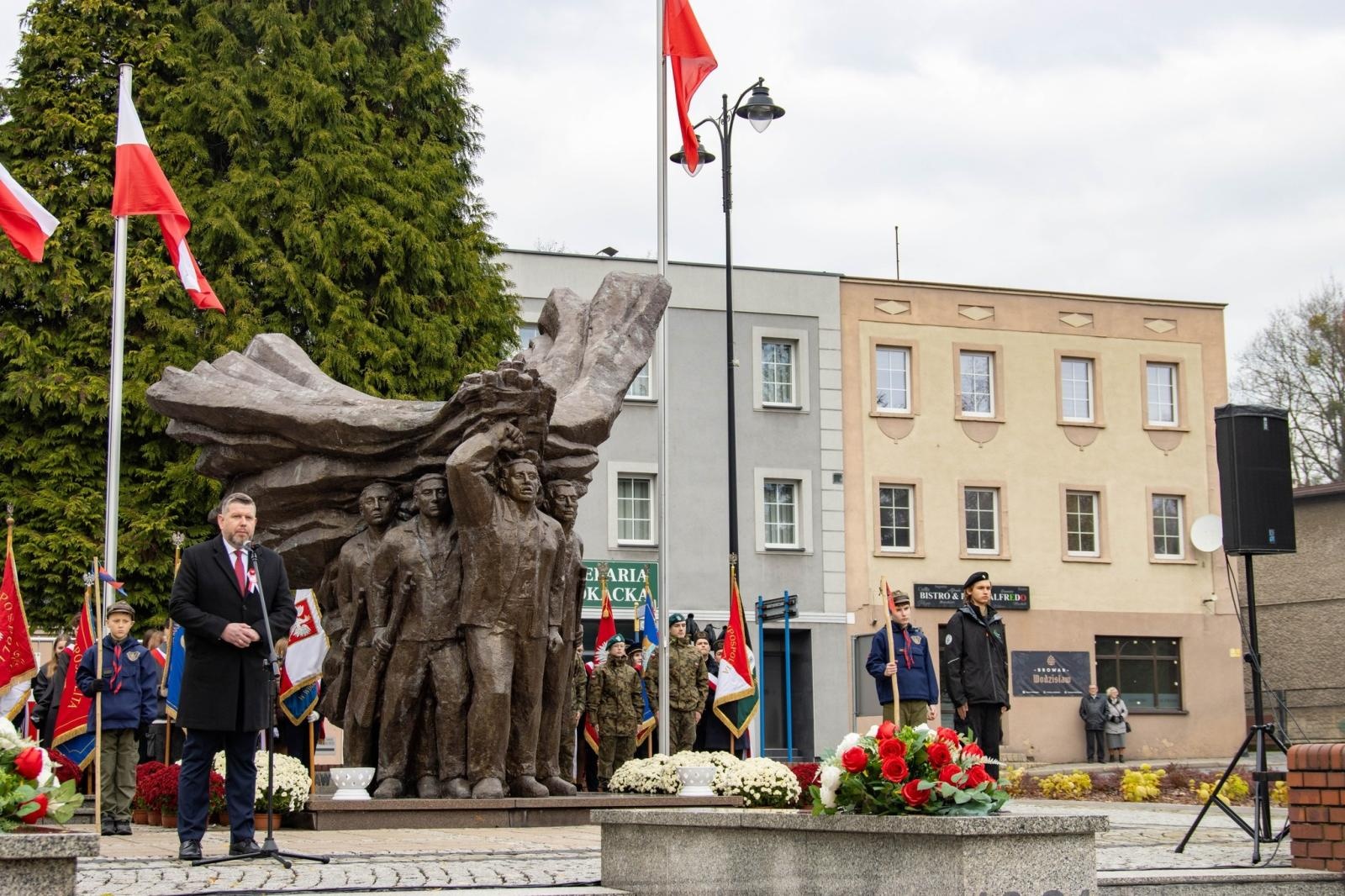 Zdjęcie w galerii na portalu naszwodzislaw.com: Obchody Święta Niepodległości w Wodzisławiu Śląskim [FOTO i WIDEO] wiadomości z regionu