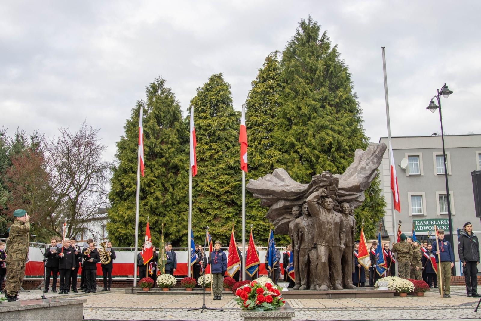 Zdjęcie w galerii na portalu naszwodzislaw.com: Obchody Święta Niepodległości w Wodzisławiu Śląskim [FOTO i WIDEO] wiadomości z regionu