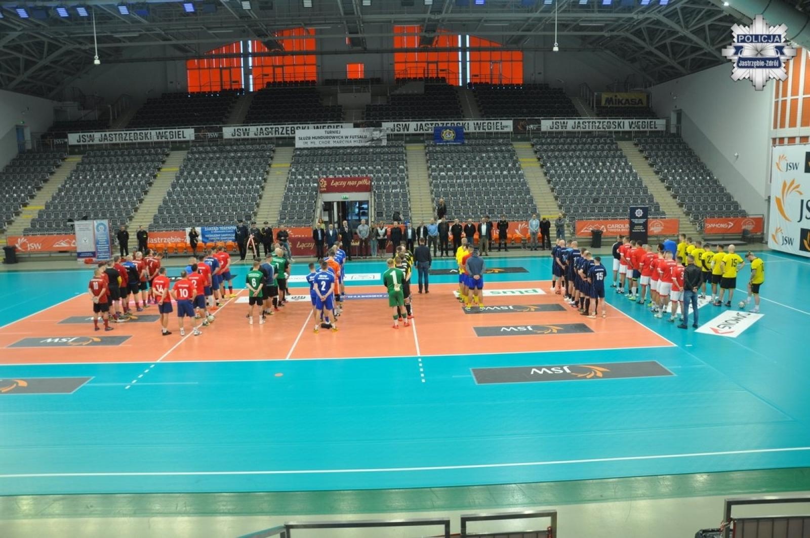 Zdjęcie w galerii na portalu naszwodzislaw.com: II turniej futsalu służb mundurowych w Jastrzębiu-Zdroju wiadomości z regionu