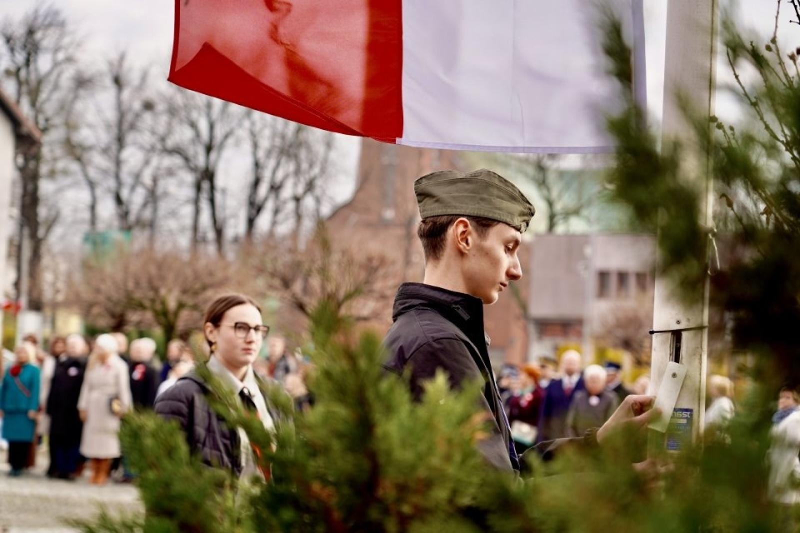 Zdjęcie w galerii na portalu naszwodzislaw.com: Miejskie obchody Święta Niepodległości w Rydułtowach [FOTO] wiadomości z regionu