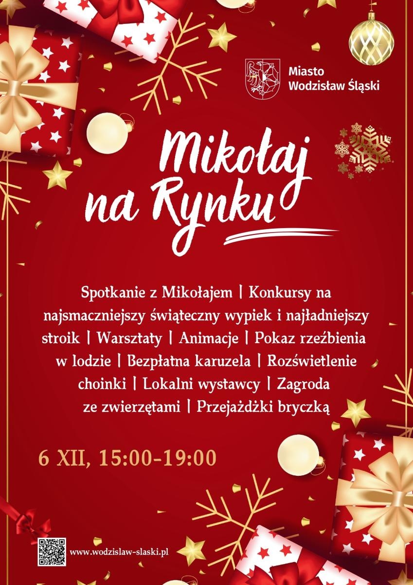 Zdjęcie w galerii na portalu naszwodzislaw.com: Poczuj magię świąt. Mikołajki na wodzisławskim Rynku już 6 grudnia wiadomości z regionu