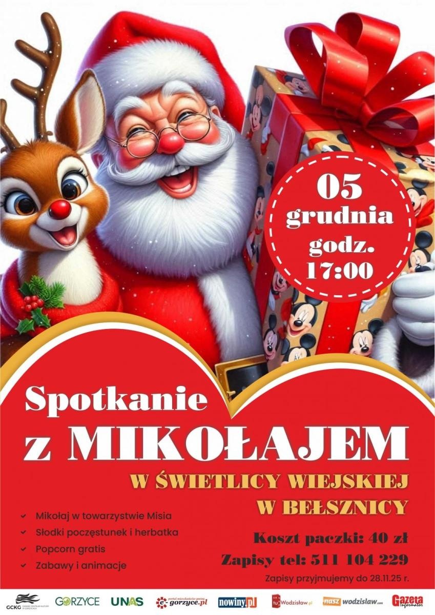 Zdjęcie w galerii na portalu naszwodzislaw.com: Spotkania z Mikołajem w gminie Gorzyce – grudzień 2025 wiadomości z regionu