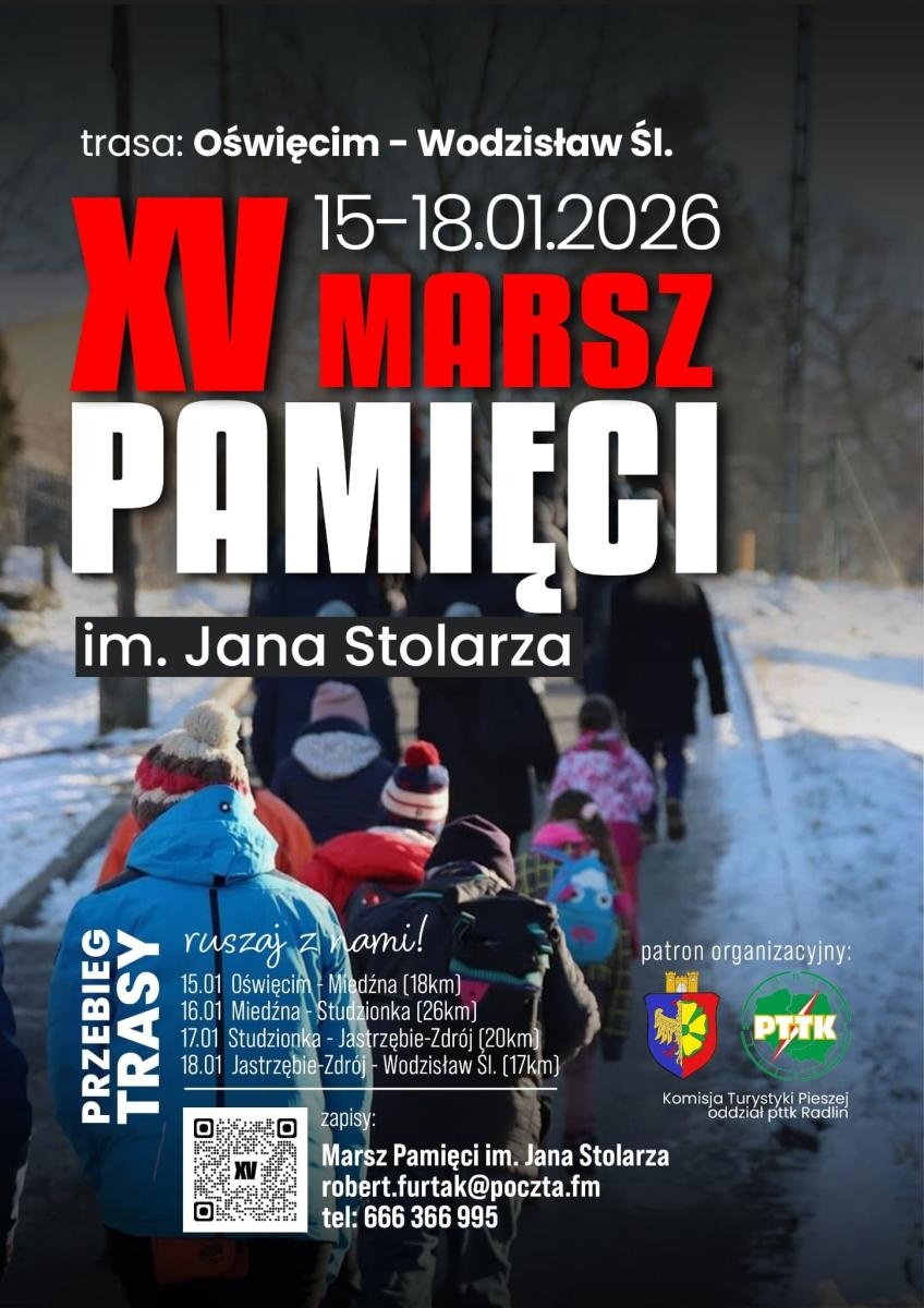 Zdjęcie w galerii na portalu naszwodzislaw.com: XV Marsz Pamięci Oświęcim–Wodzisław Śląski. Upamiętnienie ofiar marszów śmierci wiadomości z regionu