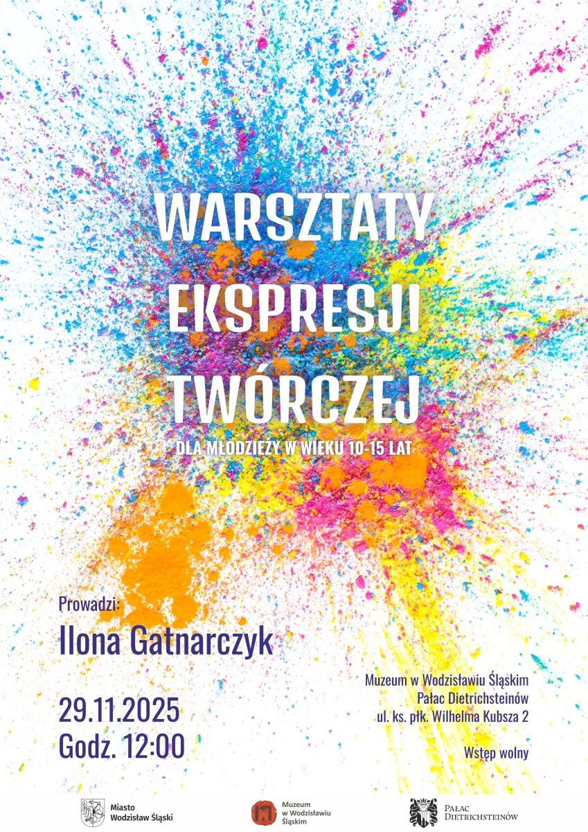 Zdjęcie w galerii na portalu naszwodzislaw.com: Kolor to podstawa. Twórcze warsztaty dla młodzieży w Pałacu Dietrichsteinów wiadomości z regionu