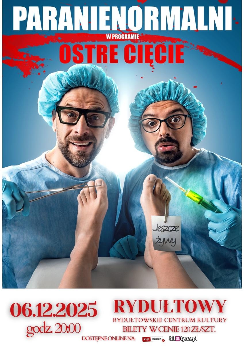 Zdjęcie w galerii na portalu naszwodzislaw.com: Nowy program kabaretu Paranienormalni. Ostre Cięcie w Rydułtowach wiadomości z regionu