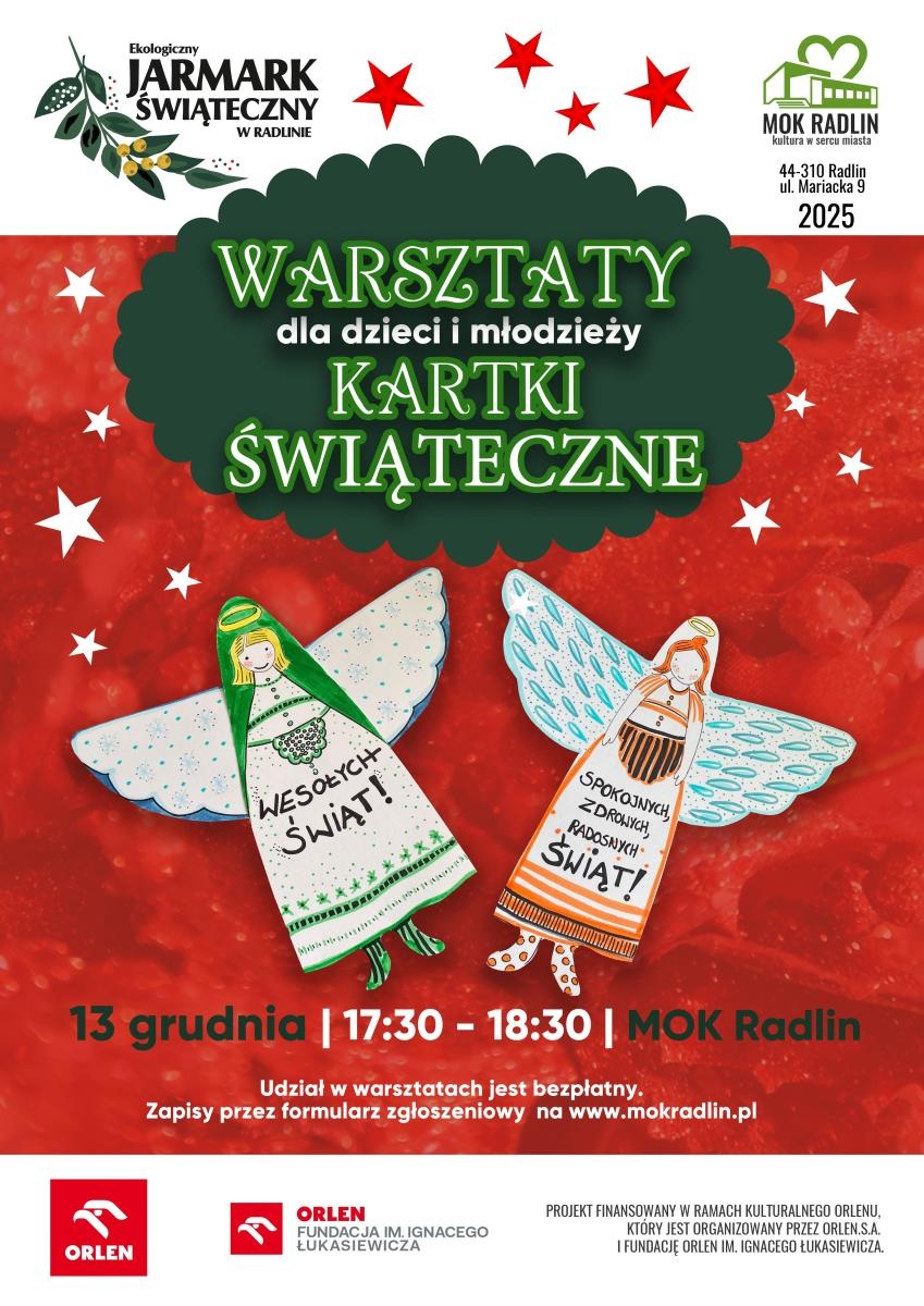 Zdjęcie w galerii na portalu naszwodzislaw.com: Warsztaty w MOK Radlin w ramach Ekologicznego Jarmarku Świątecznego wiadomości z regionu