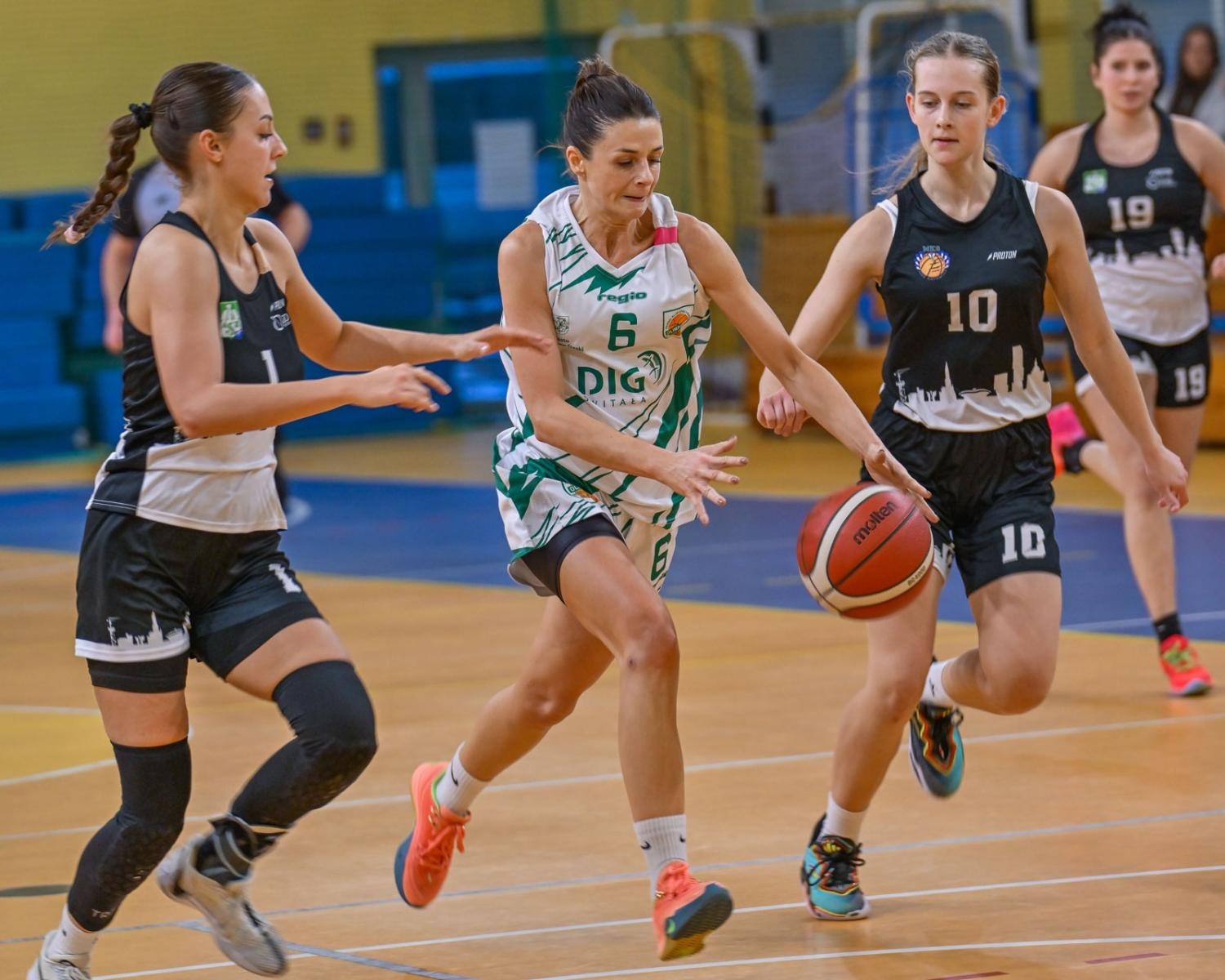 Zdjęcie w galerii na portalu naszwodzislaw.com: Koszykarki ŻKK Olimpia stawiły czoła liderowi tabeli.Zapowiedź postępu mimo porażki [FOTO] wiadomości z regionu