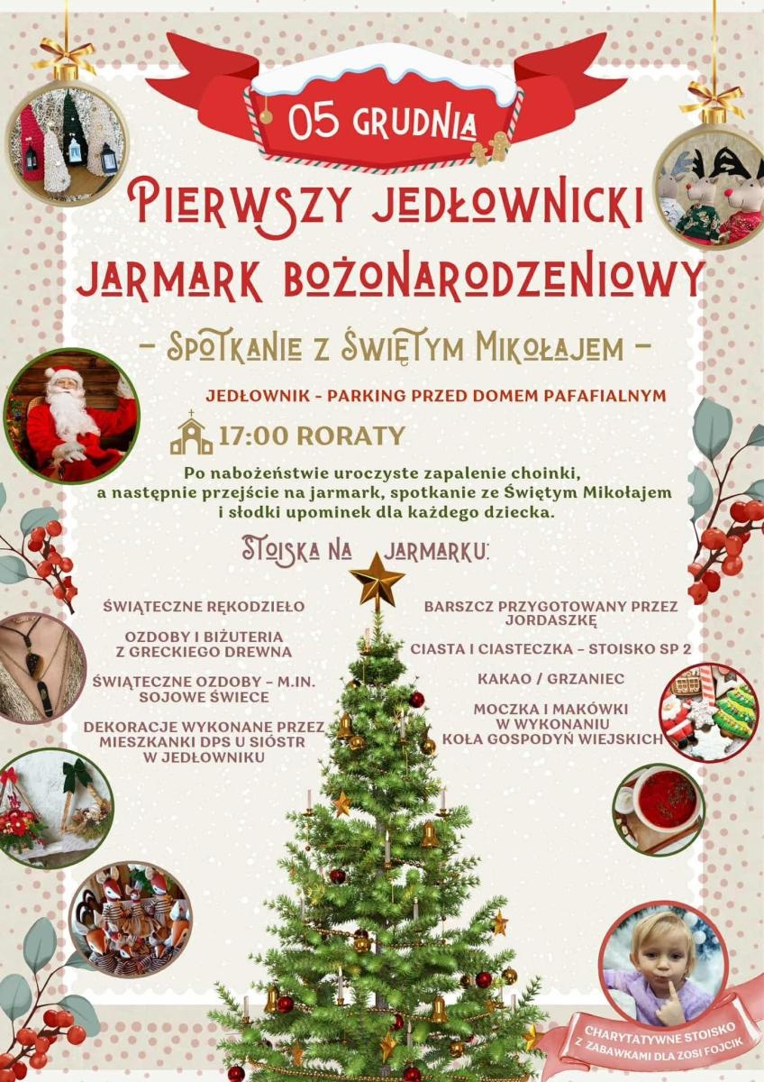 Zdjęcie w galerii na portalu naszwodzislaw.com: Świąteczny Jarmark i zbiórka charytatywna w Jedłowniku wiadomości z regionu