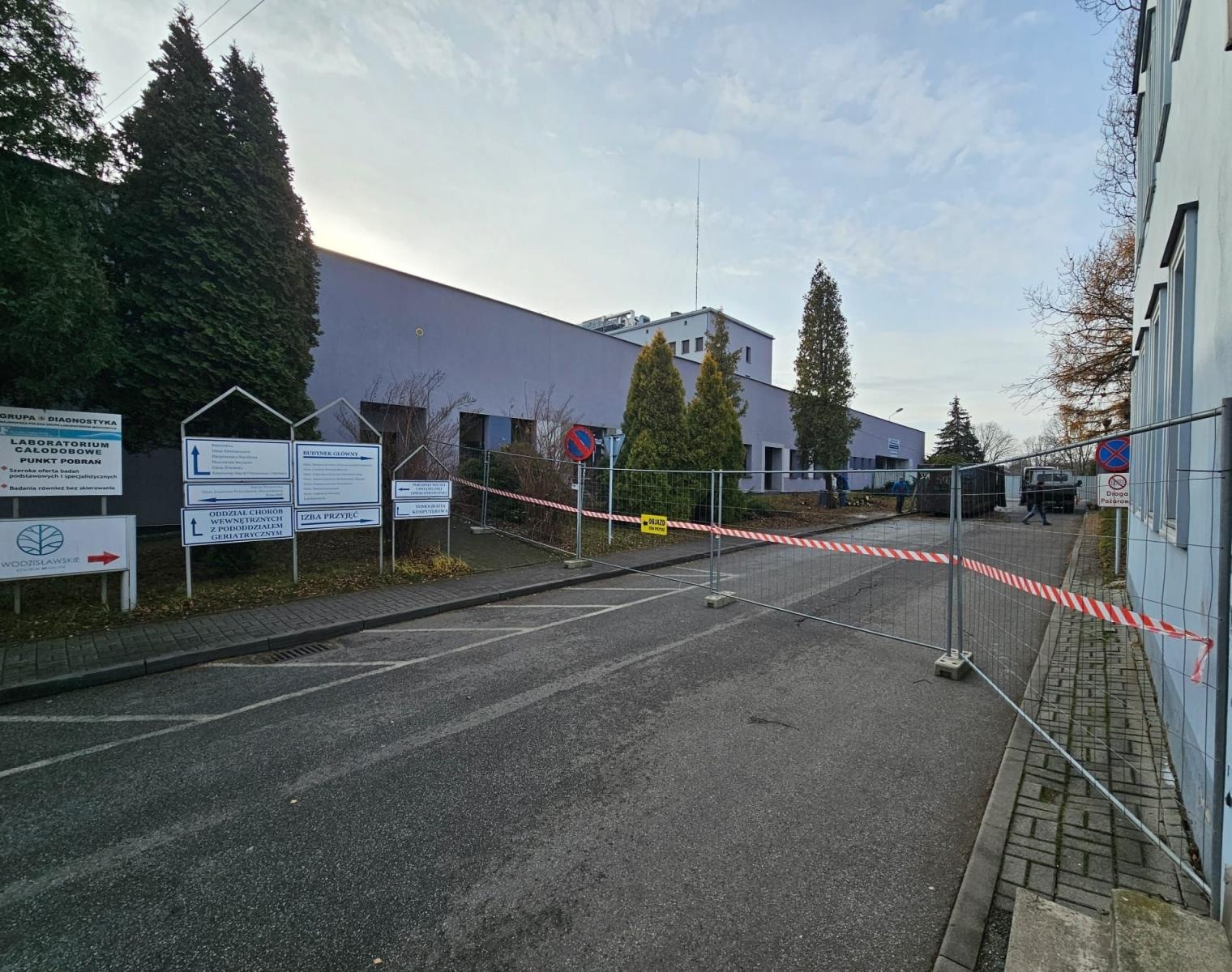 Zdjęcie w galerii na portalu naszwodzislaw.com: Zmiana organizacji ruchu wokół wodzisławskiego szpitala wiadomości z regionu