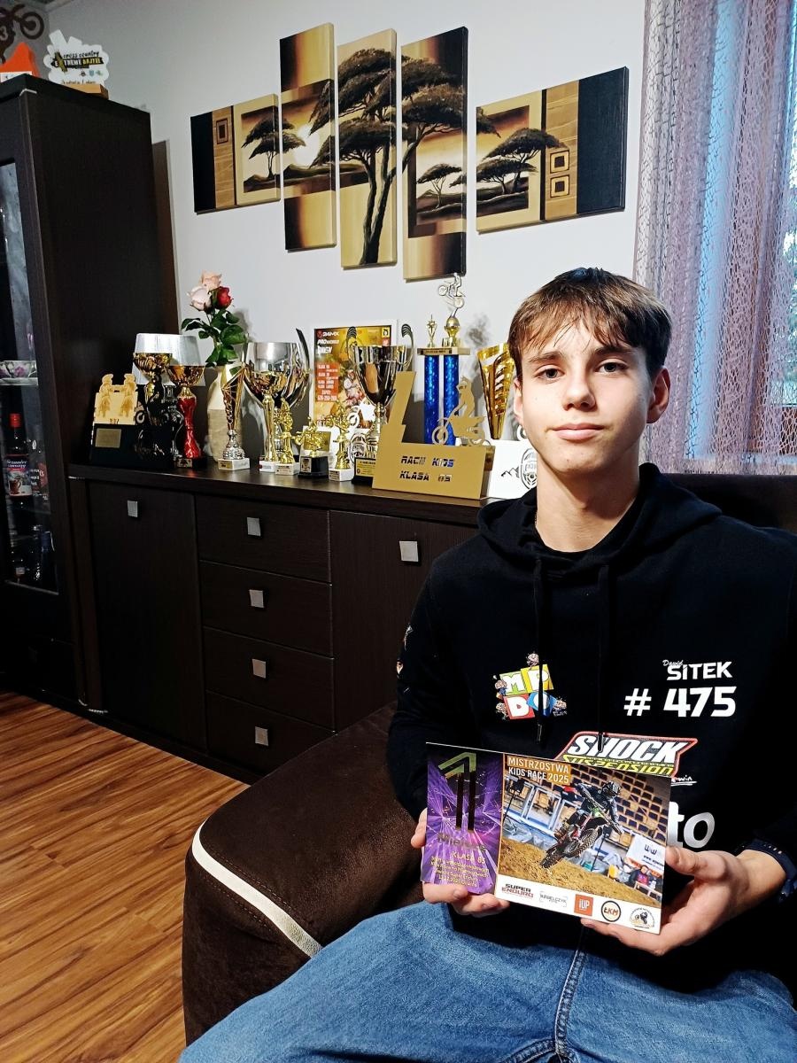 Zdjęcie w galerii na portalu naszwodzislaw.com: 15-latek z Gołkowic na arenie międzynarodowej. Dawid Sitek wystąpi podczas Mistrzostw Świata w Superenduro wiadomości z regionu