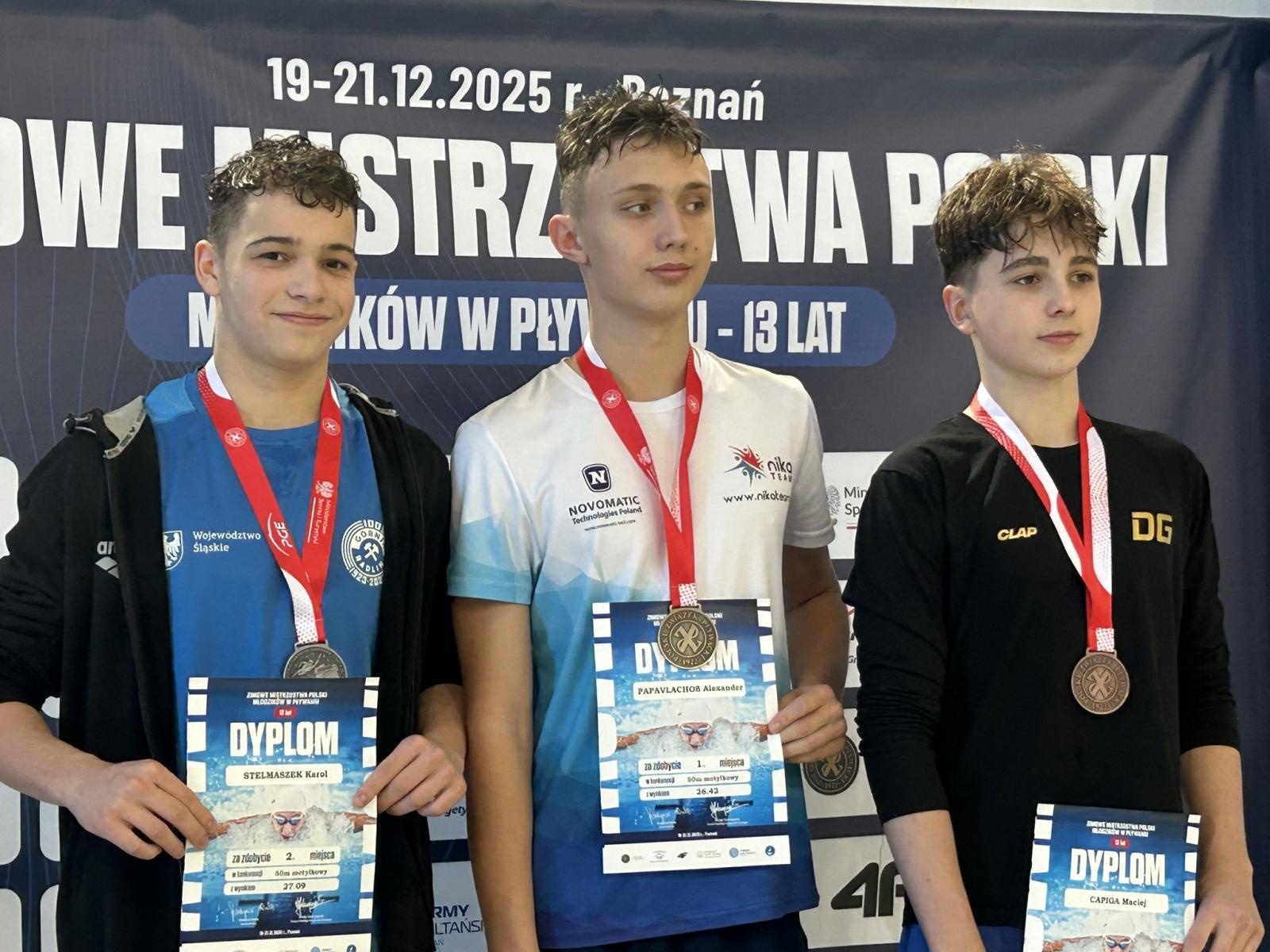 Zdjęcie w galerii na portalu naszwodzislaw.com: Pływanie. Grudniowe sukcesy KS Górnik Radlin [FOTO] wiadomości z regionu