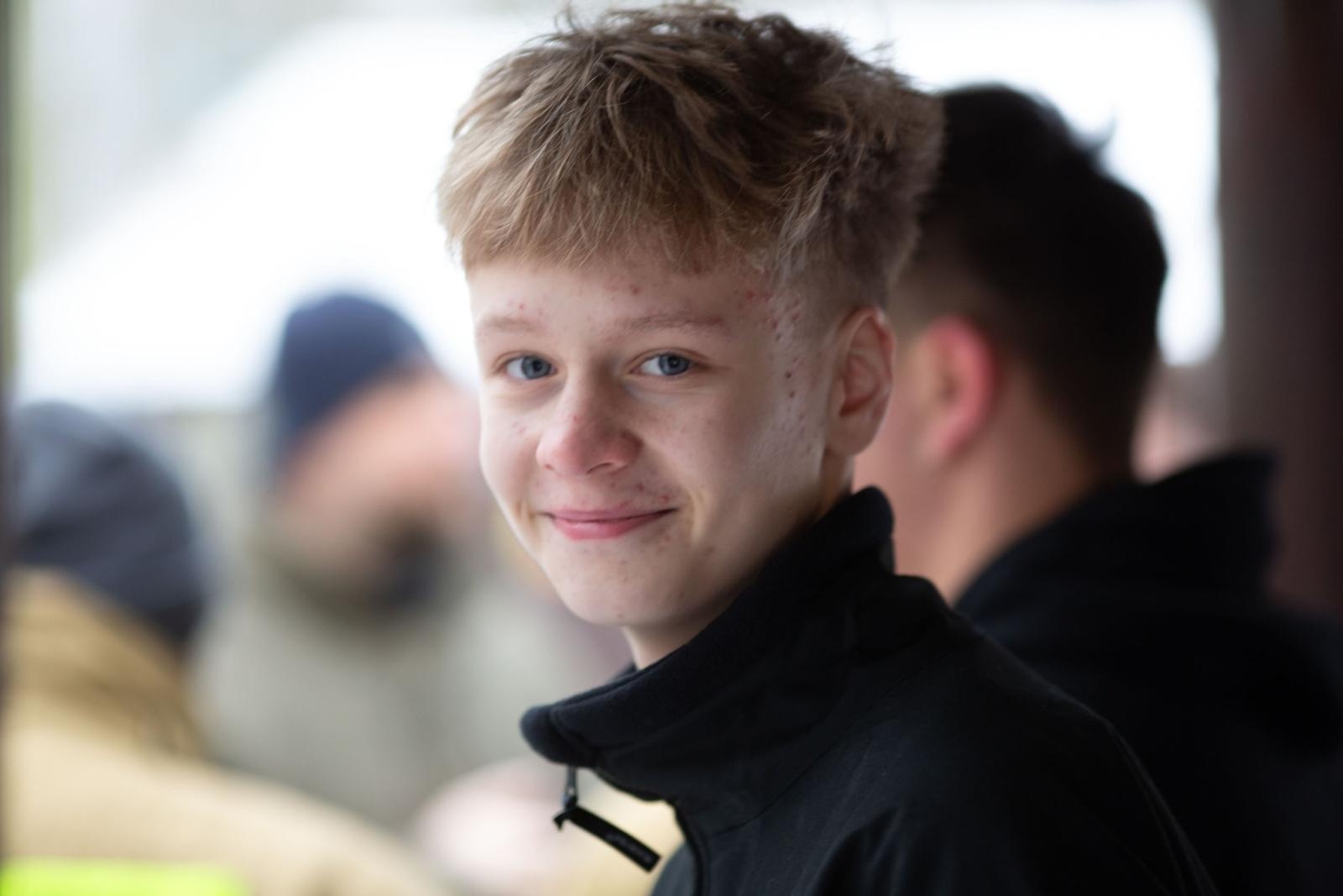 Zdjęcie w galerii na portalu naszwodzislaw.com: Sylwestrowe bieganie w Radlinie. Sportowa zabawa mimo zimowej aury [FOTO] wiadomości z regionu