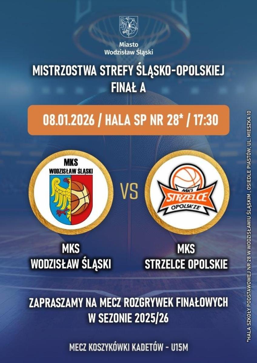 Zdjęcie w galerii na portalu naszwodzislaw.com: Koszykarskie emocje w Wodzisławiu. Do hali SP 28 przyjeżdża lider ze Strzelec Opolskich wiadomości z regionu