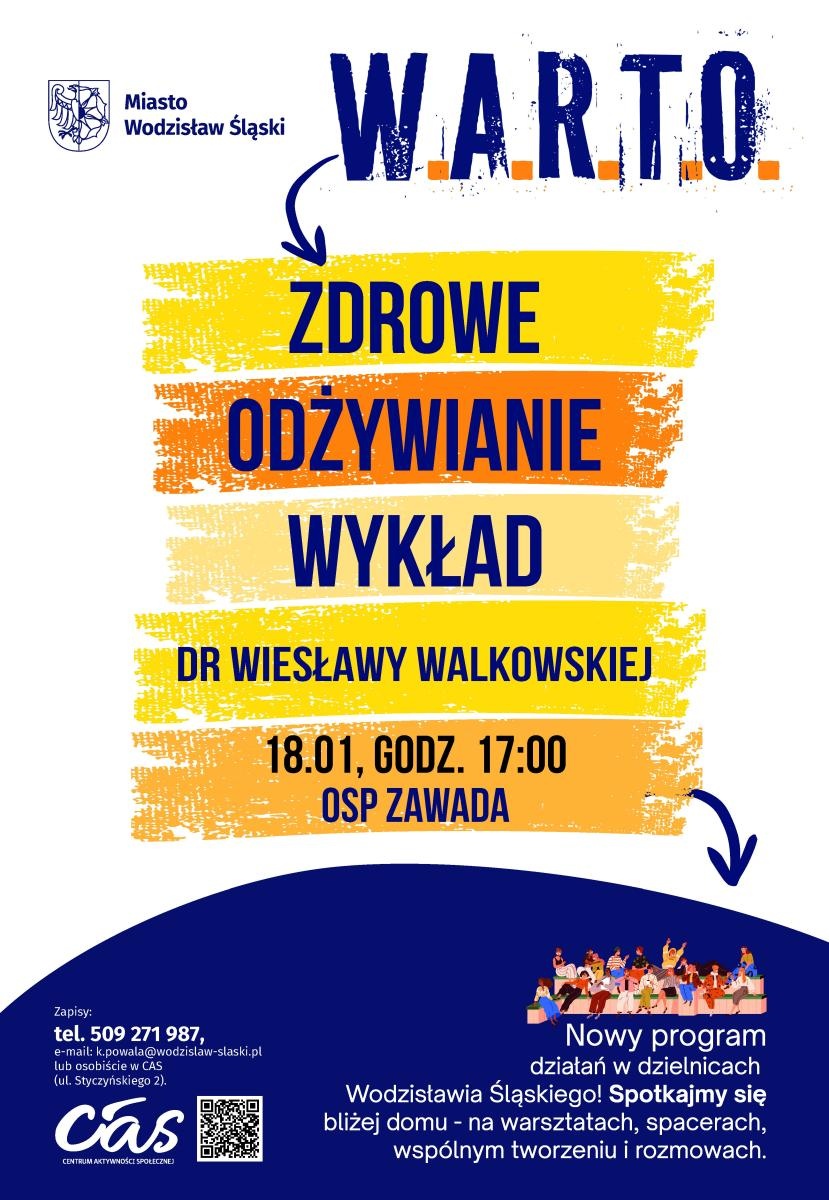 Zdjęcie w galerii na portalu naszwodzislaw.com: Cykl spotkań W.A.R.T.O.: Jak jeść zdrowo na co dzień? wiadomości z regionu
