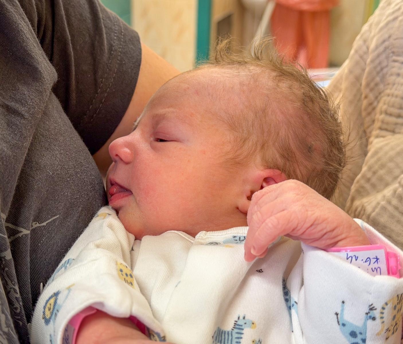 Zdjęcie w galerii na portalu naszwodzislaw.com: Alicja z Radlina - pierwsze dziecko urodzone w 2026 roku w raciborskim szpitalu wiadomości z regionu