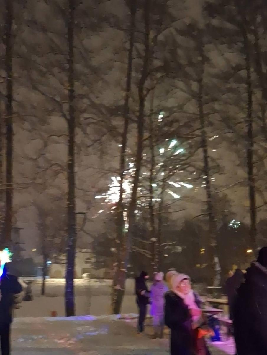 Zdjęcie w galerii na portalu naszwodzislaw.com: Sylwester pod chmurką w Mszanie. Mieszkańcy hucznie przywitali Nowy Rok wiadomości z regionu